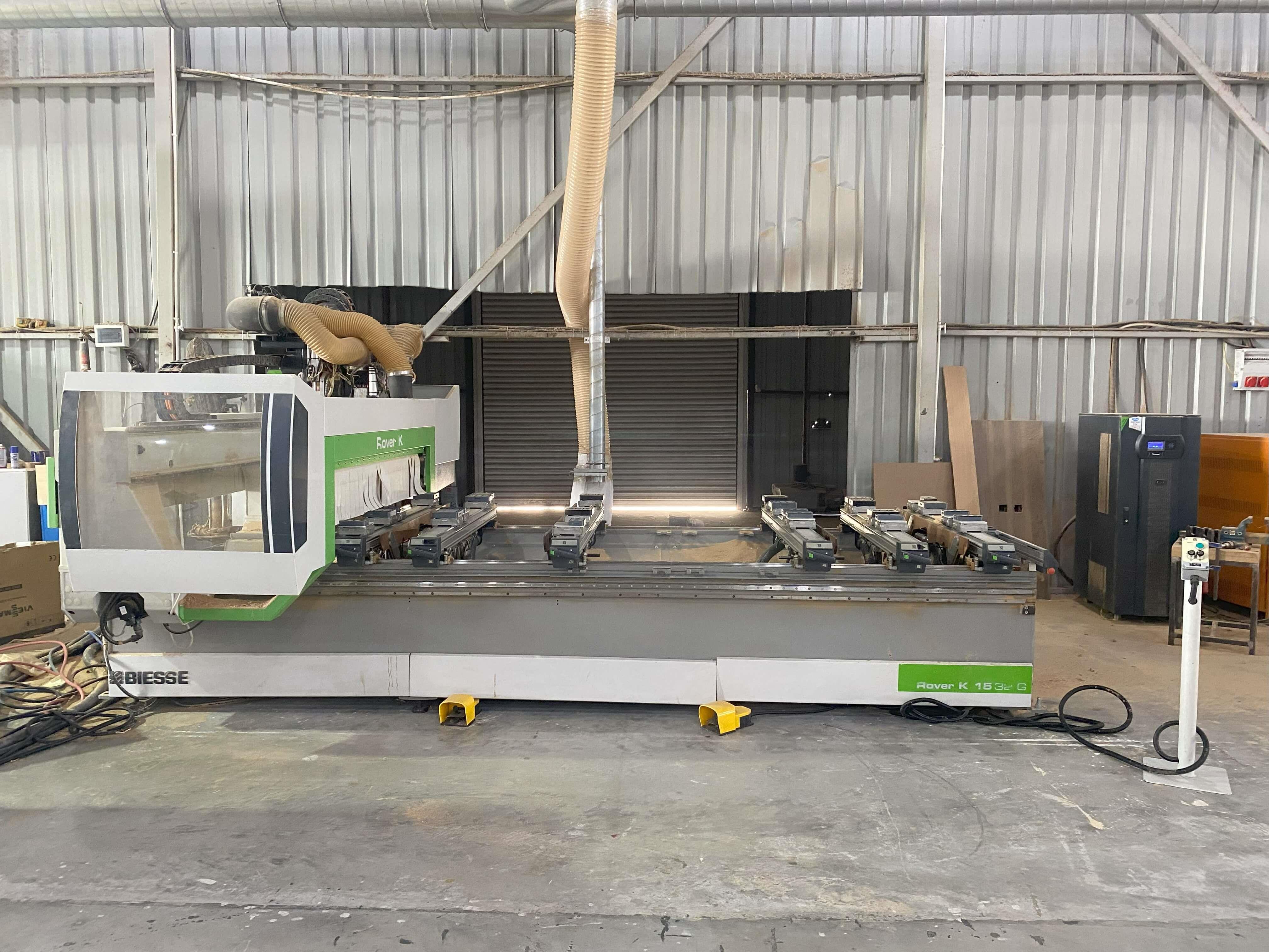 Biesse Rover K 1532 G Çift Taraflı Yatay Kapı Frezeli Cnc Makinesi (2013)