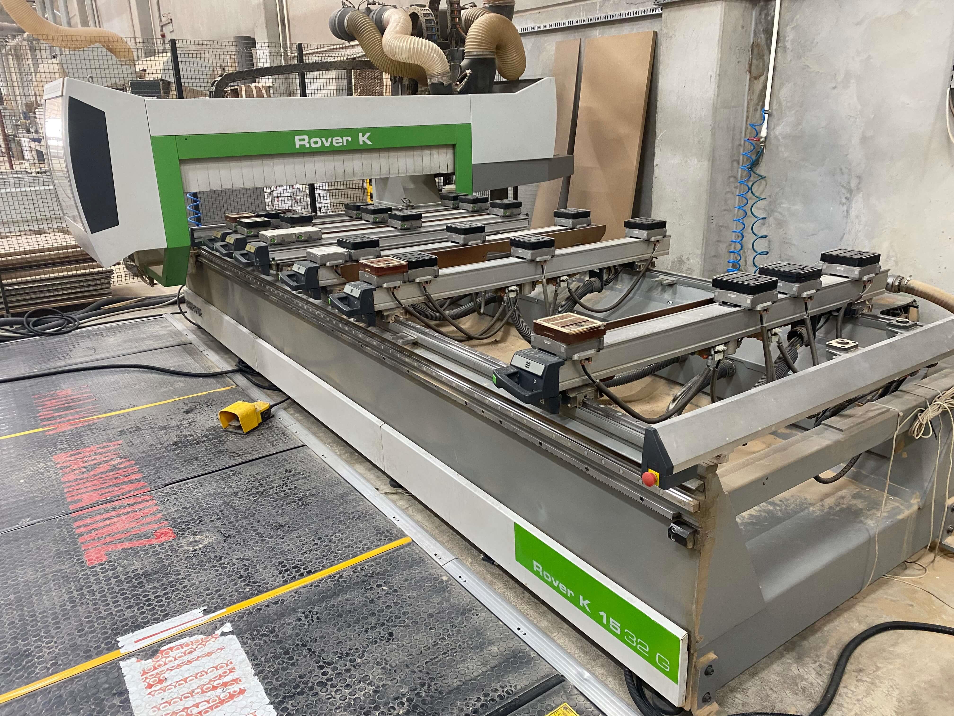 Biesse Rover K 1532 G Çift Taraflı Yatay Kapı Frezeli Cnc Makinesi (2014)