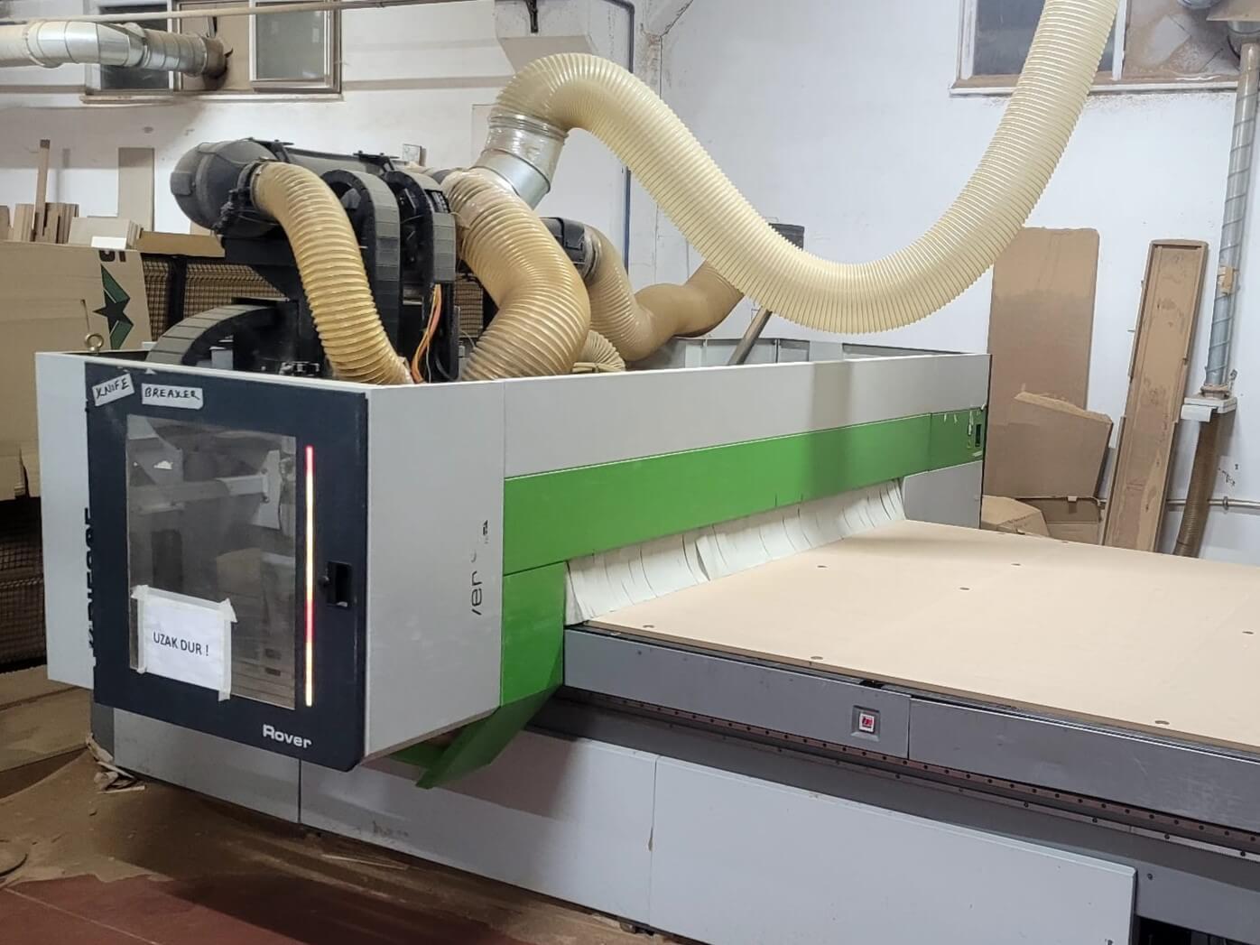 Biesse Rover S FT 2243 Düz Tabla Yükleme Süpürmeli Cnc Makinesi (2016)