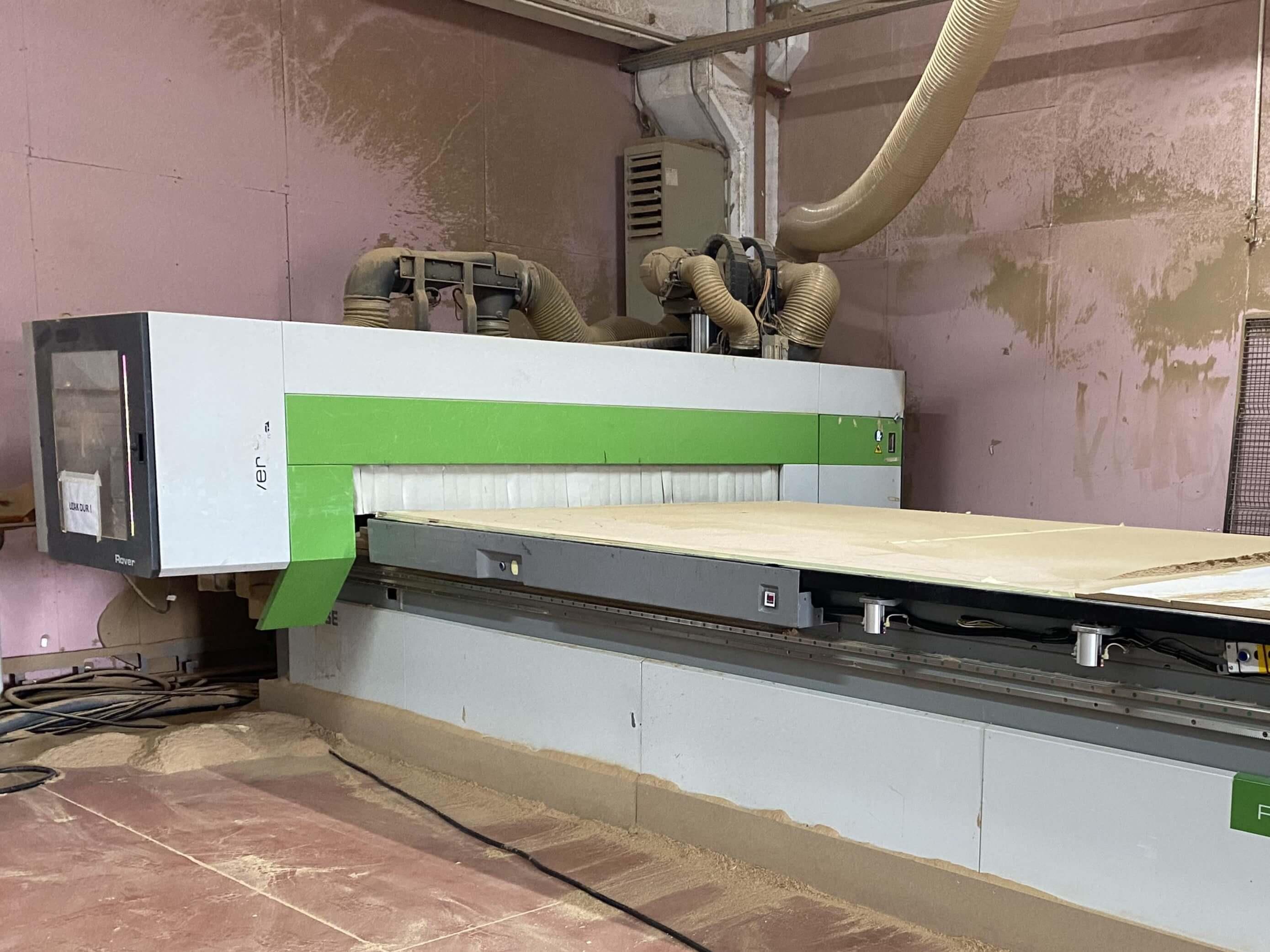 Biesse Rover S FT 2243 Düz Tabla Yükleme Süpürmeli Cnc Makinesi (2016)