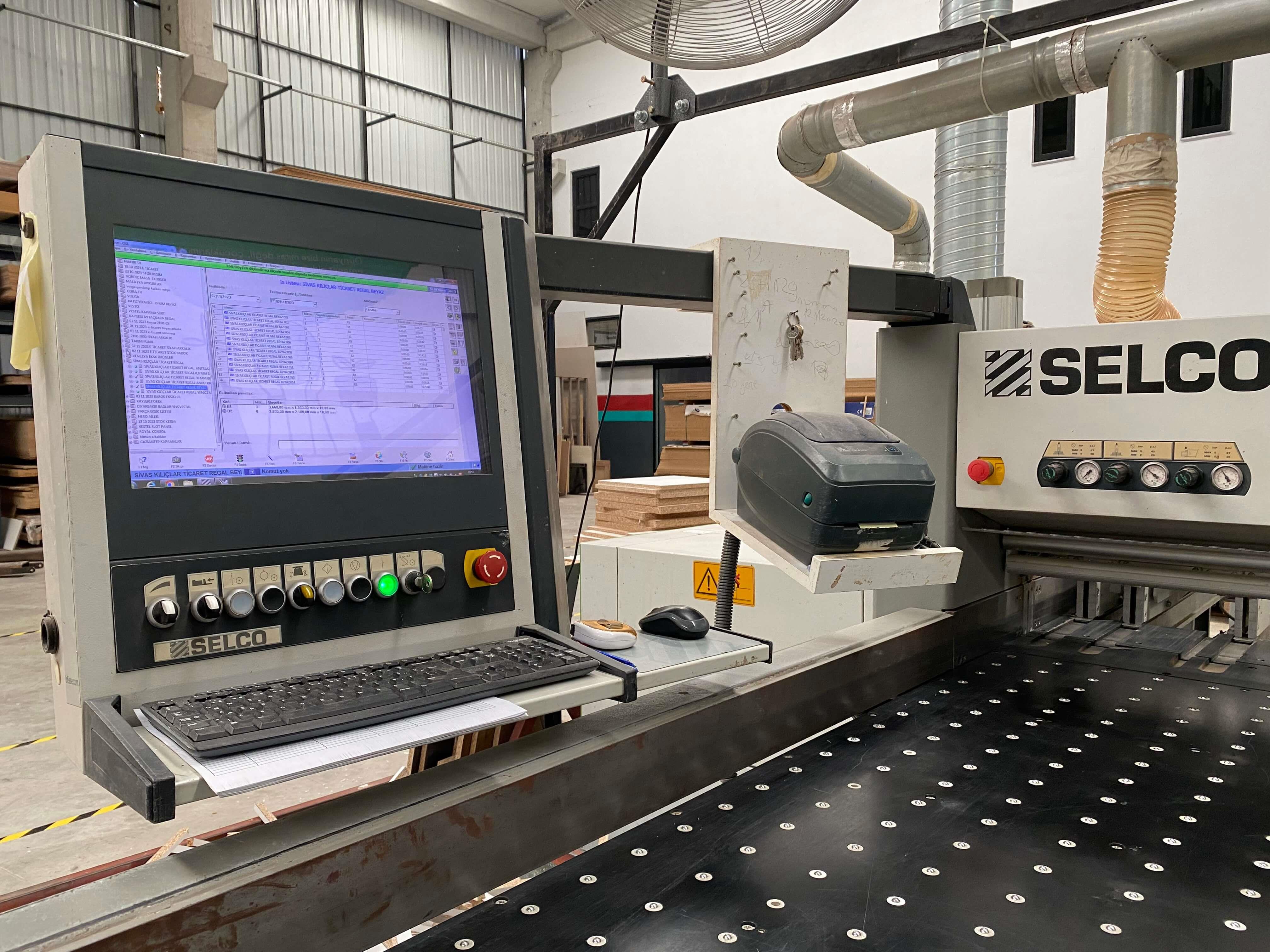 Biesse Sektör 450 Twin Pusher Panel Ebatlama Makinesi (2015)