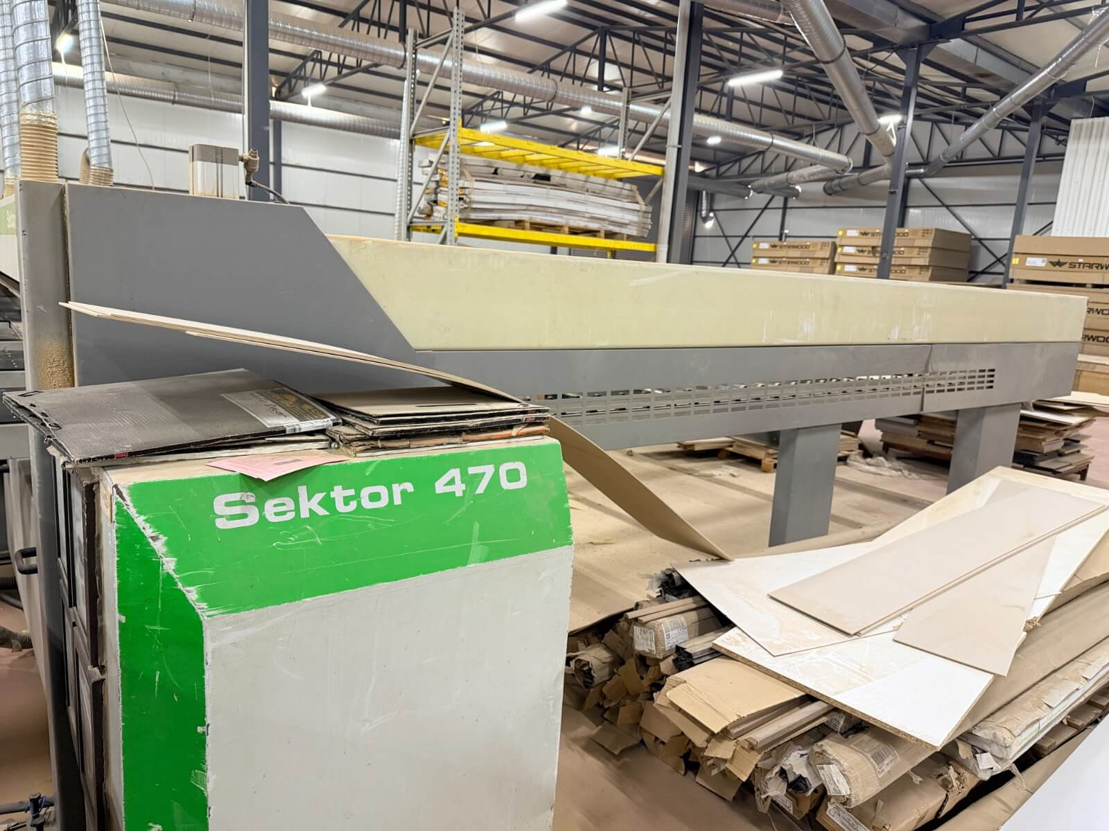 BİESSE Sektor 470 Önden Yüklemeli Panel Ebatlama Makinesi (2012)
