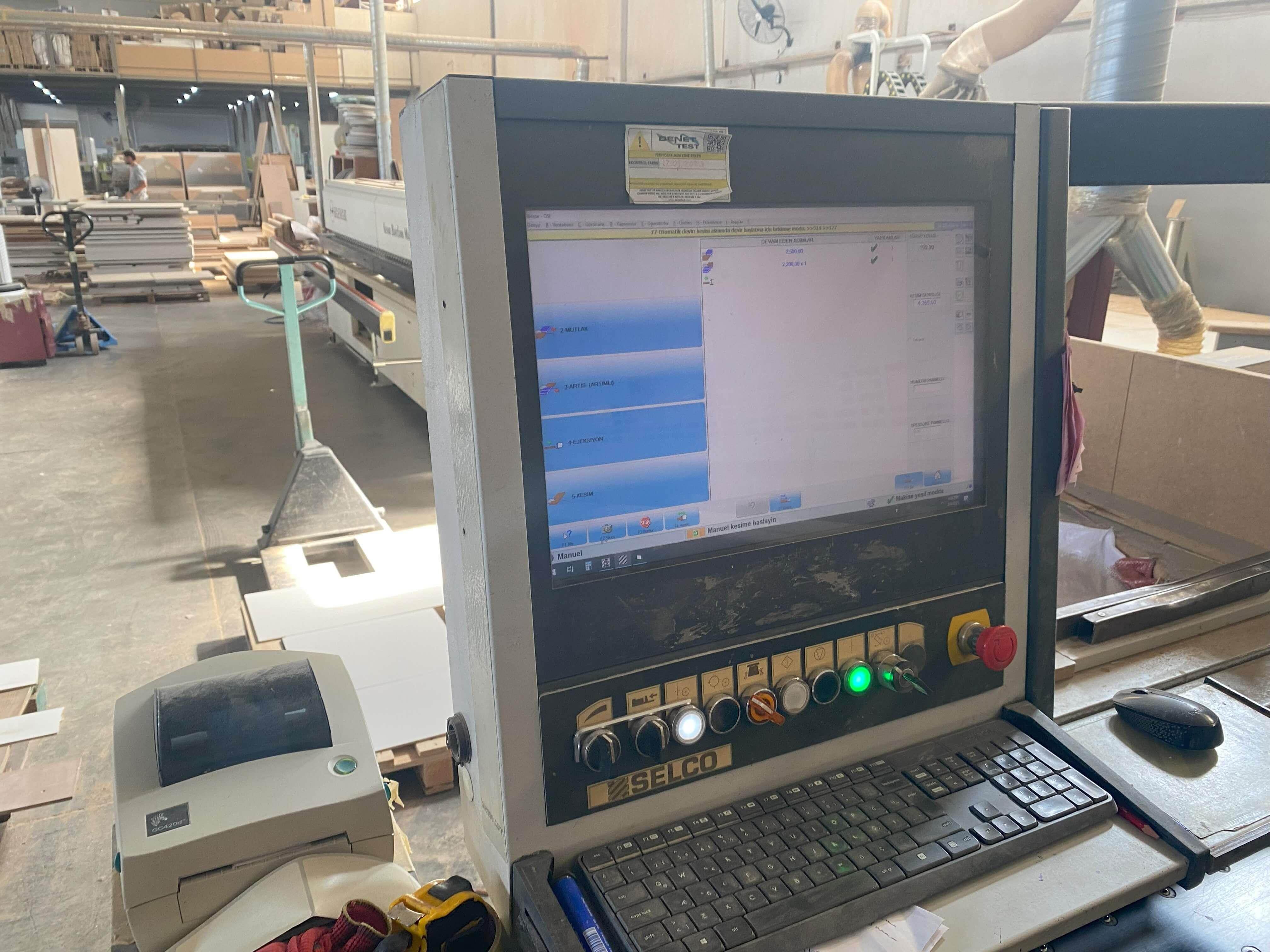 Biesse Selco Sektör 450 Önden Yüklemeli Panel Ebatlama Makinesi (2014) 