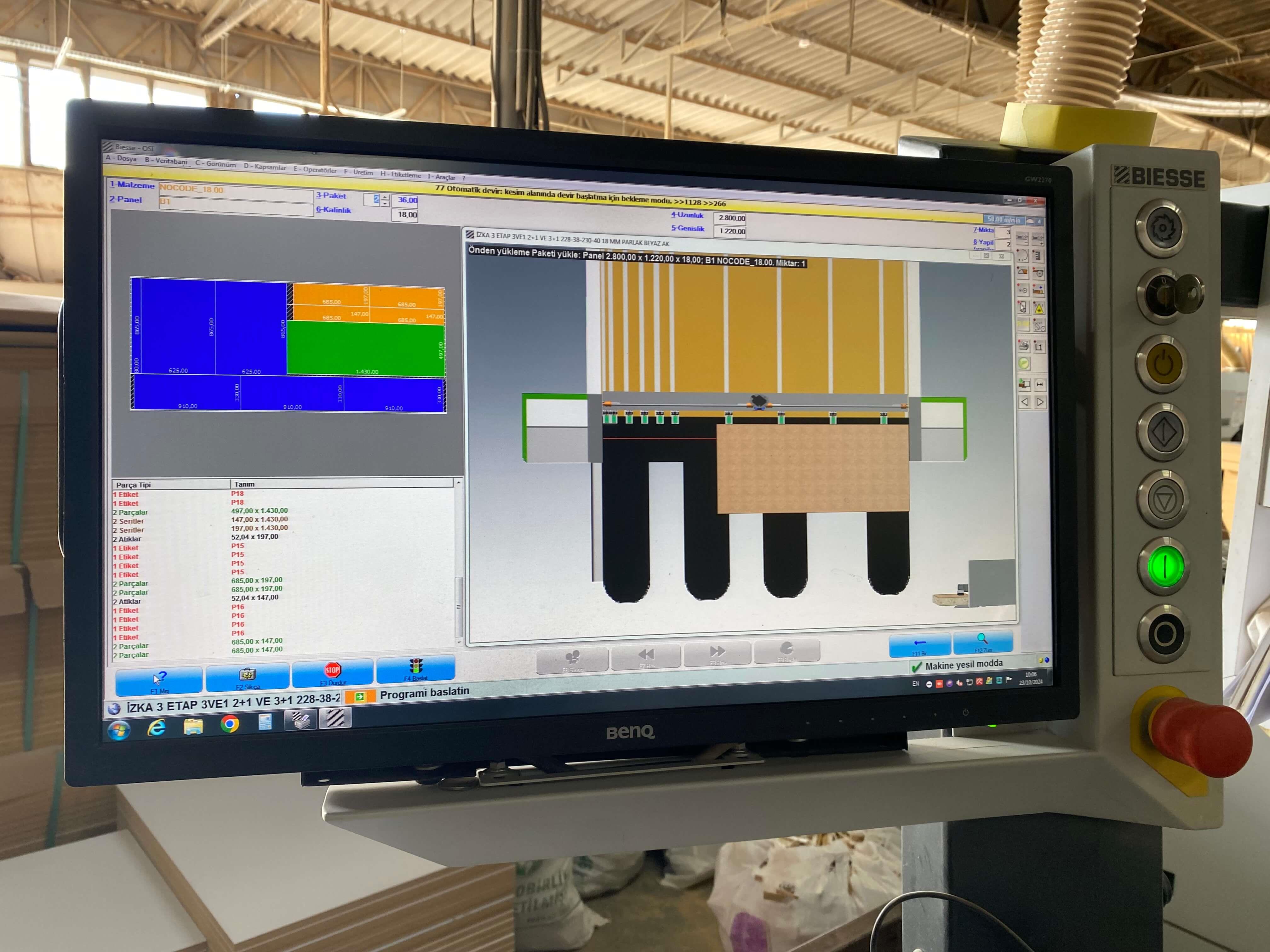 Biesse Selco Sk 4 Panel Ebatlama Makinesi (2016)