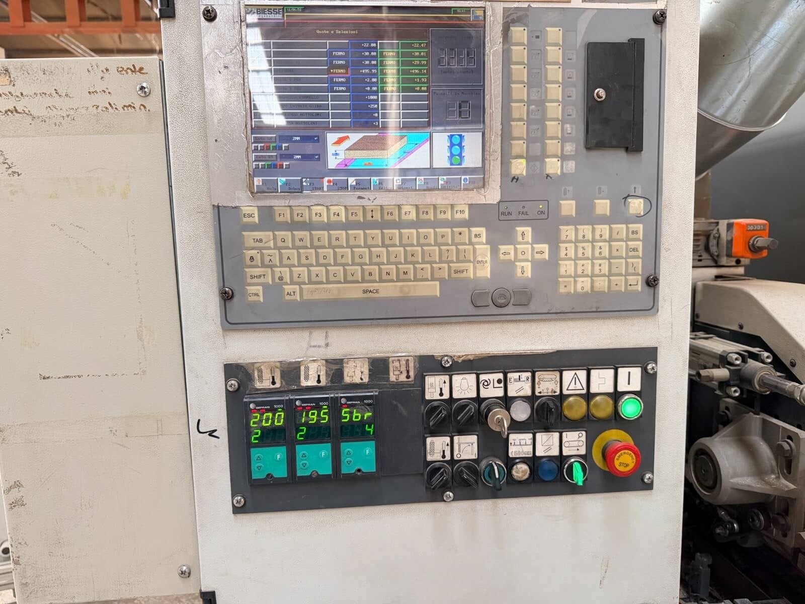 BİESSE Stream SB210.5XB Çift Kenar Bantlama Makinesi (2001)