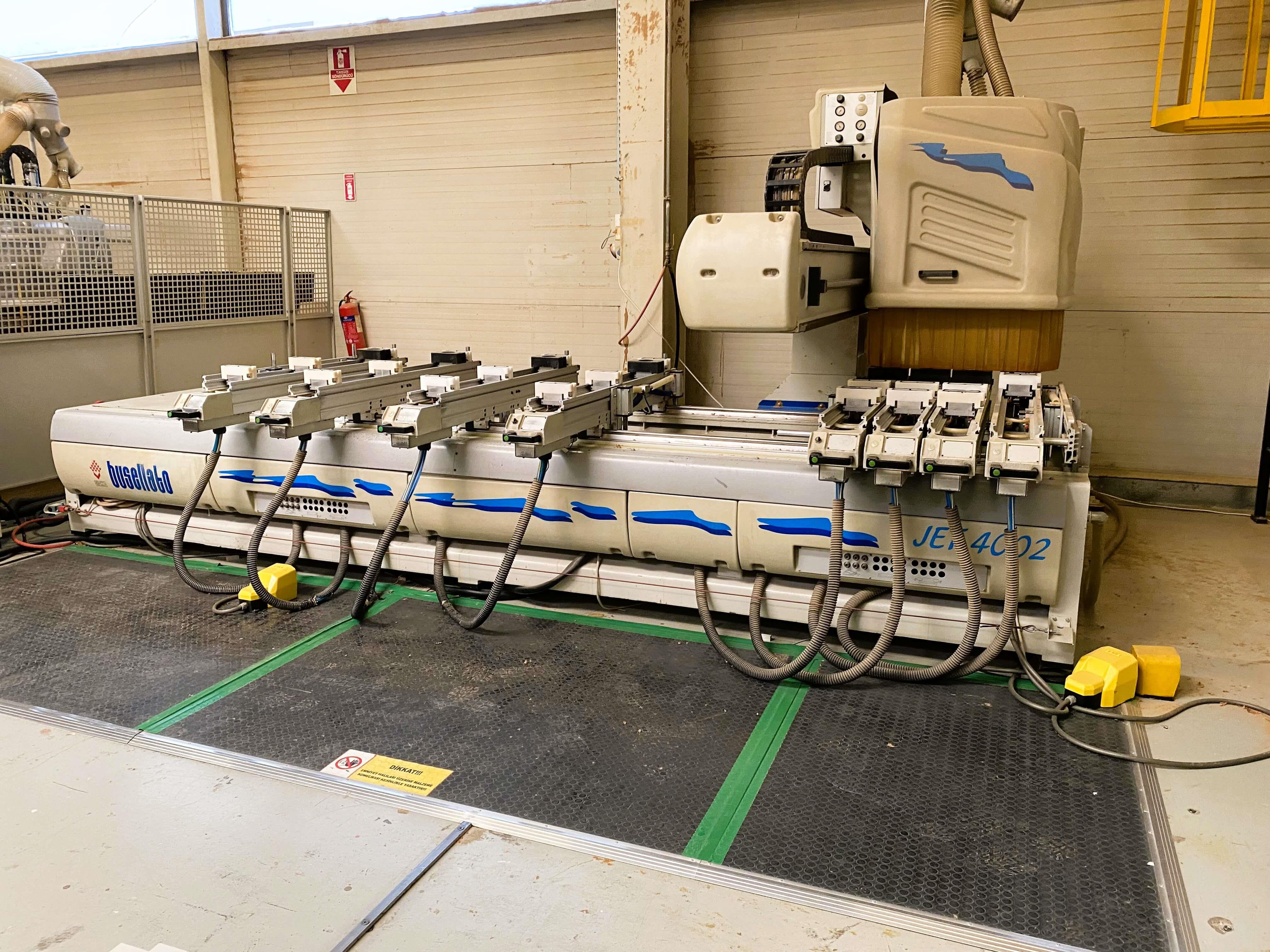 Busellato Jet 4002 Yatay Kapı Frezeli Fincanlı Cnc Makinesi (2002)