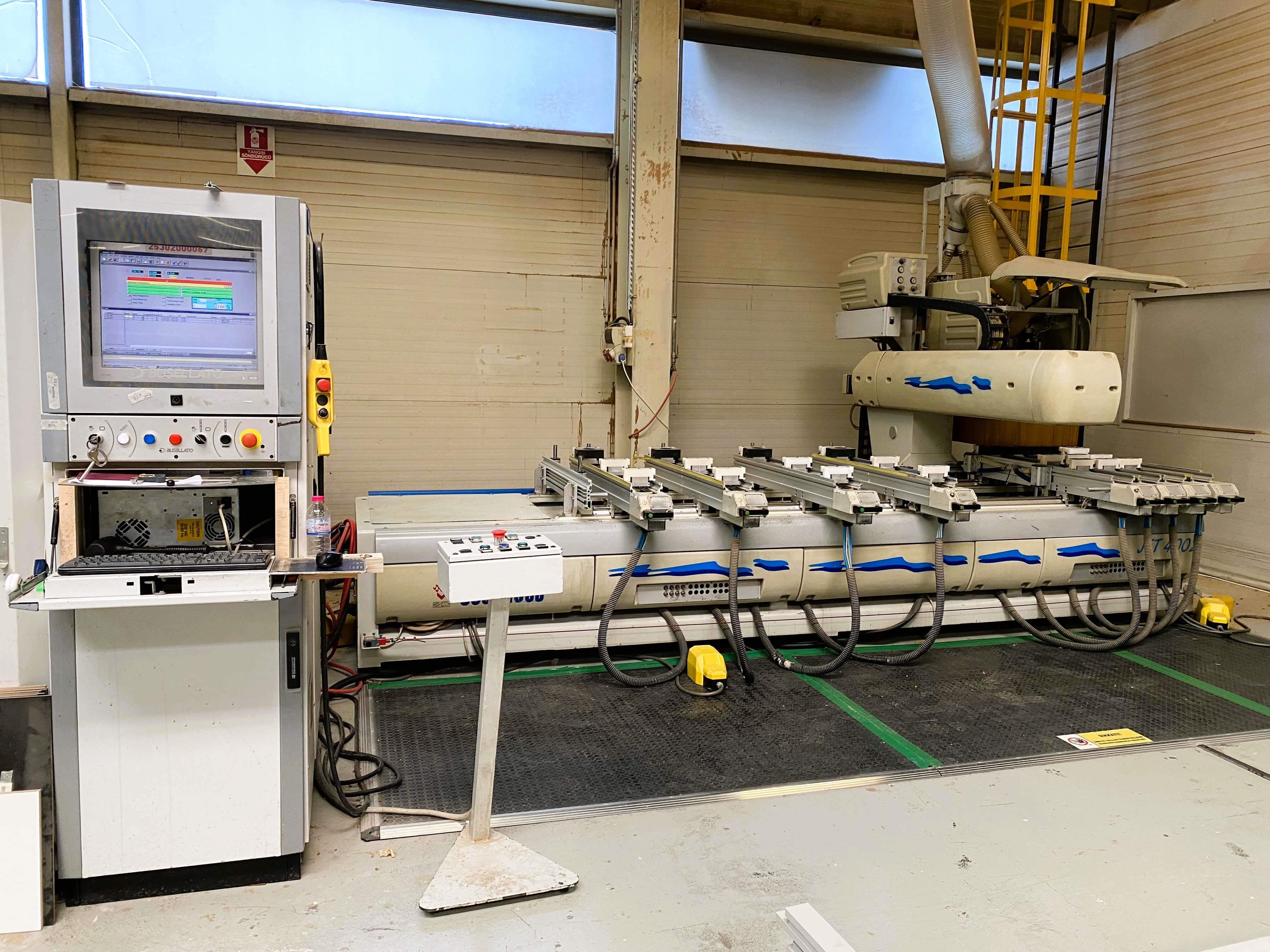 Busellato Jet 4002 Yatay Kapı Frezeli Fincanlı Cnc Makinesi (2002)