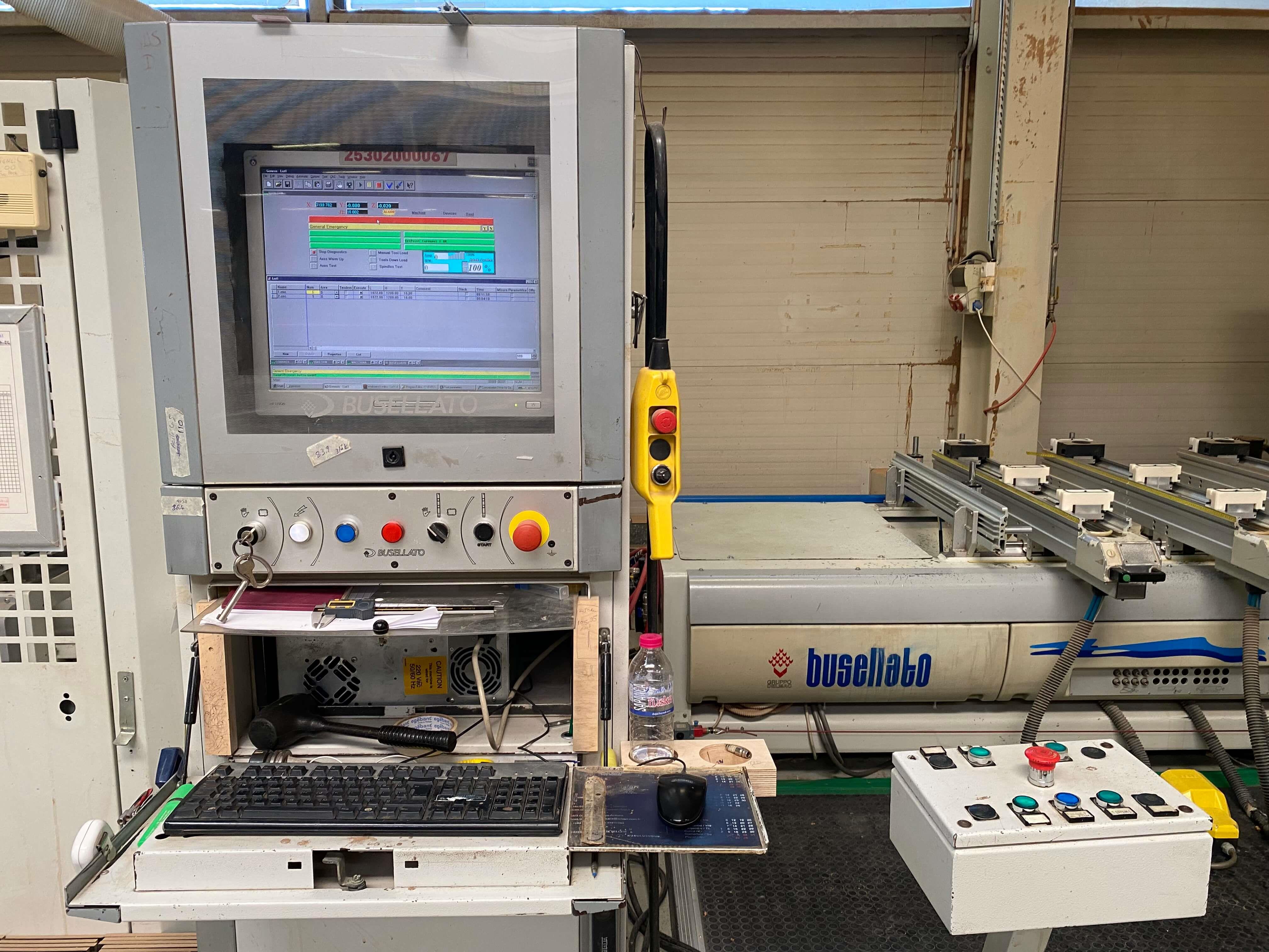 Busellato Jet 4002 Yatay Kapı Frezeli Fincanlı Cnc Makinesi (2002)