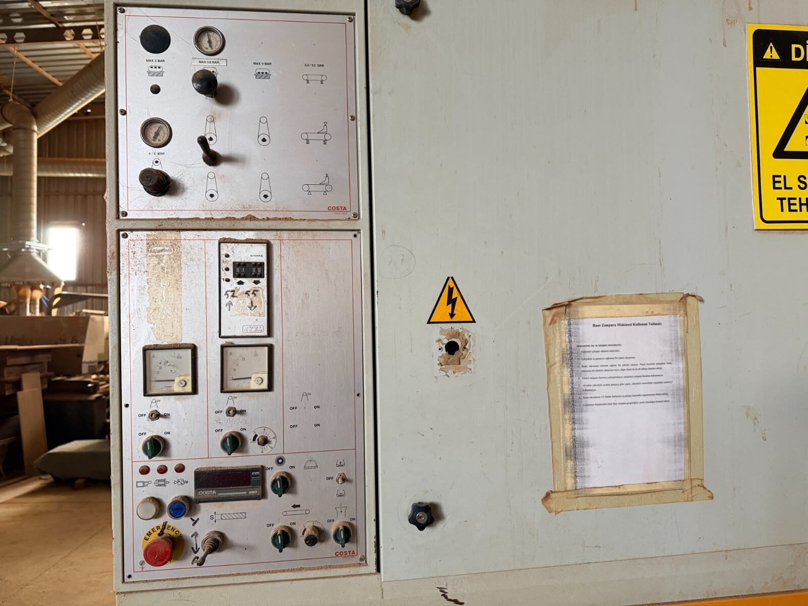 COSTA A CT 1350 Kalibre Zımpara Makinesi (1998)