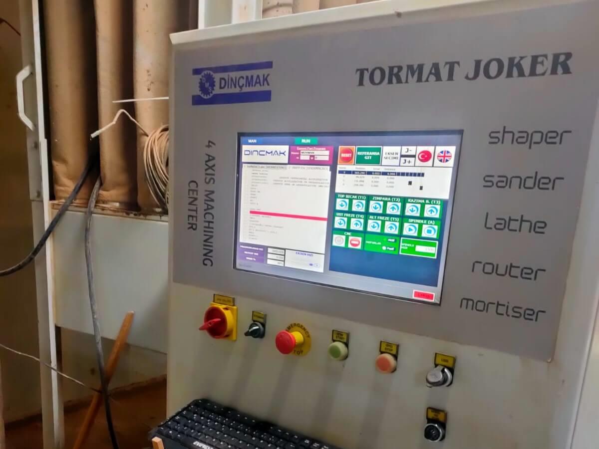 Dinçmak Tormat Joker 4 Eksen Cnc Torna Makinesi (2019)