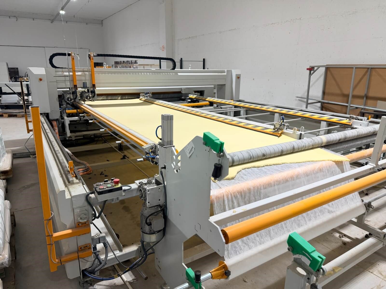 ELEKTROTEKS HYDRA Çift Kafa Çift Kasnak Kontinü Kapitone Dikiş Makinesi (2020)