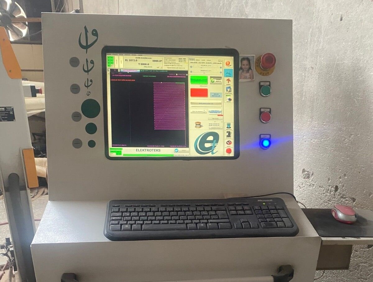 ELEKTROTEKS Uncia-RS-H1 Tek Kafa Kapitone Makinesi (2013)