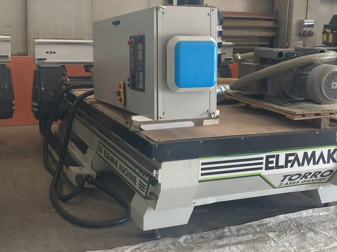 Elfamak Torro 2128 Süpürmeli Düz Tabla Cnc Makinesi (2021)