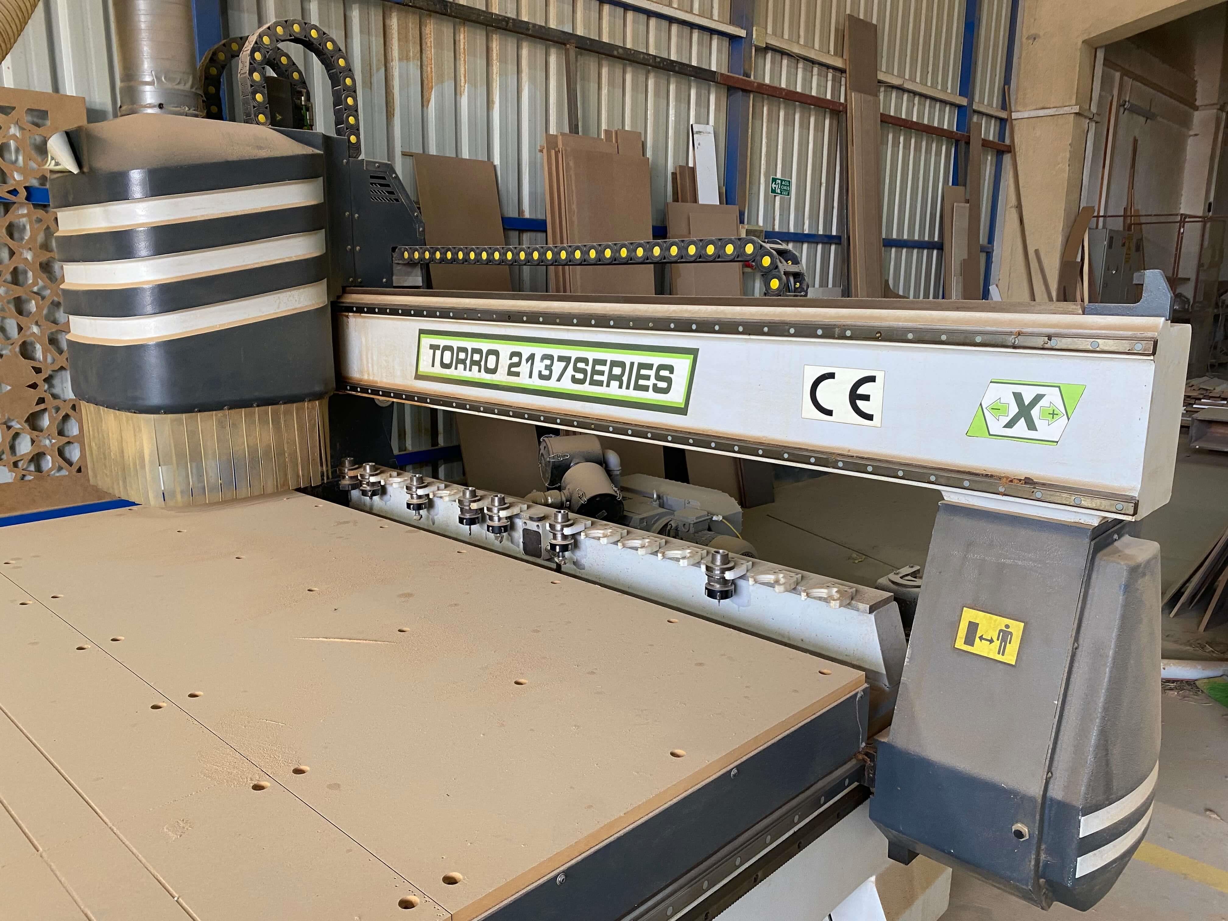 Elfamak Torro 2137 Düz Tabla Router Cnc Makinesi (2017)