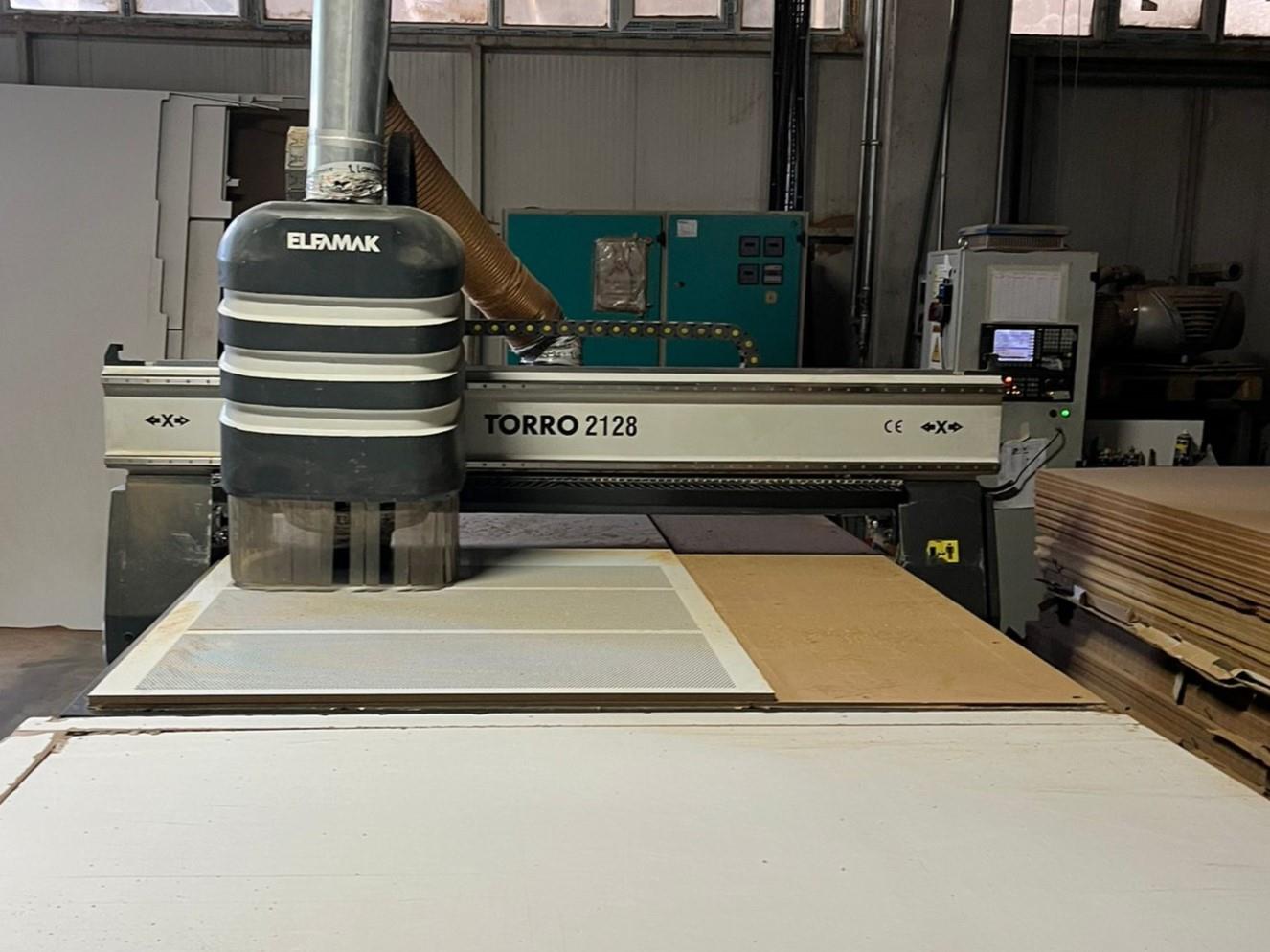 Elfemak Torro 2128 Süpürmeli Cnc Makinesi (2017)