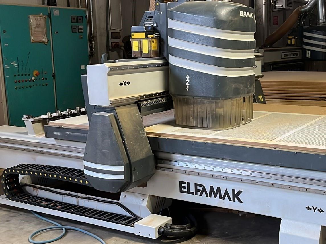Elfemak Torro 2128 Süpürmeli Cnc Makinesi (2017)