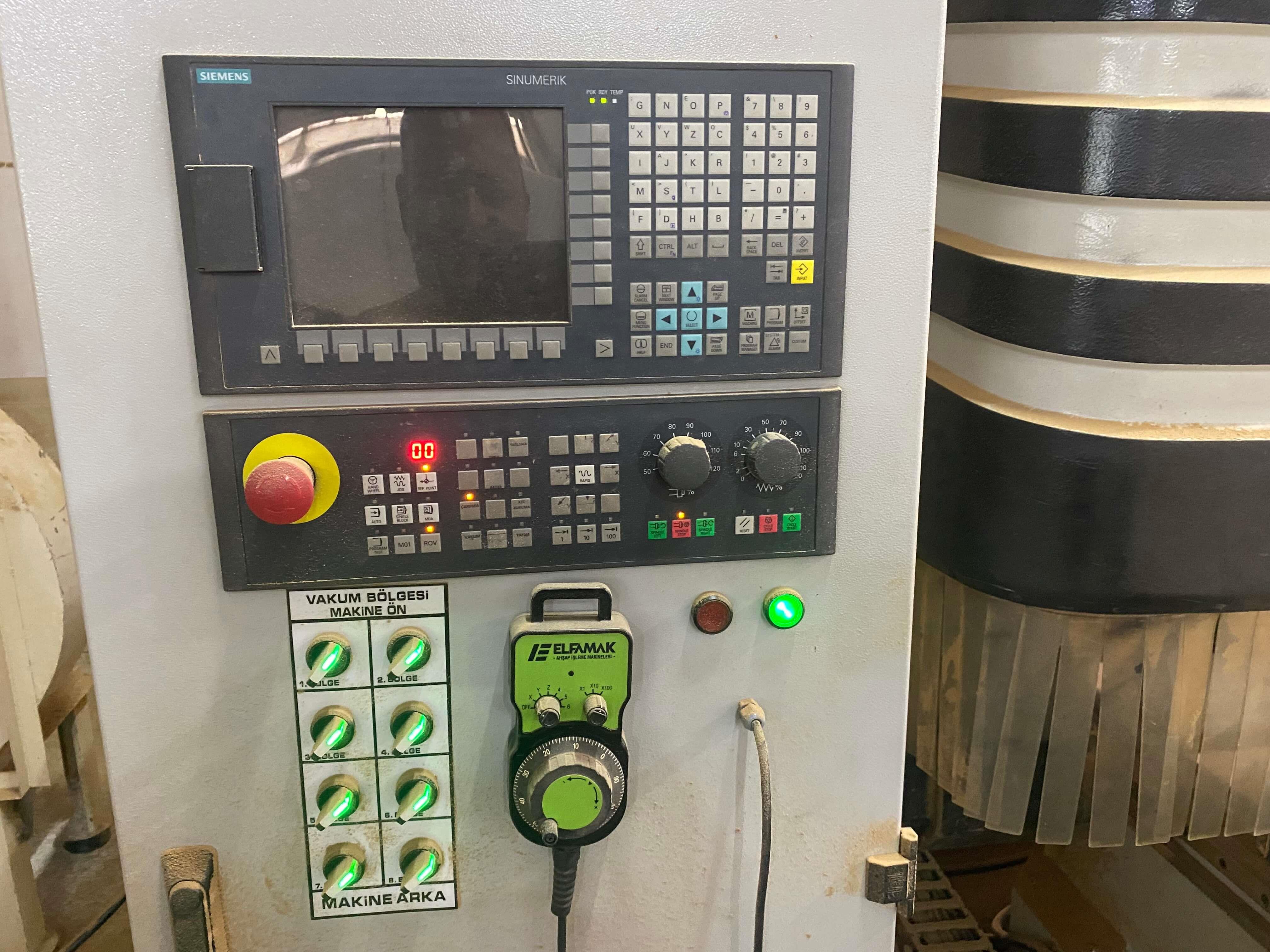 Elfemak Torro 2137 Düz Tabla Cnc Router Süpürmeli Makine (2019)