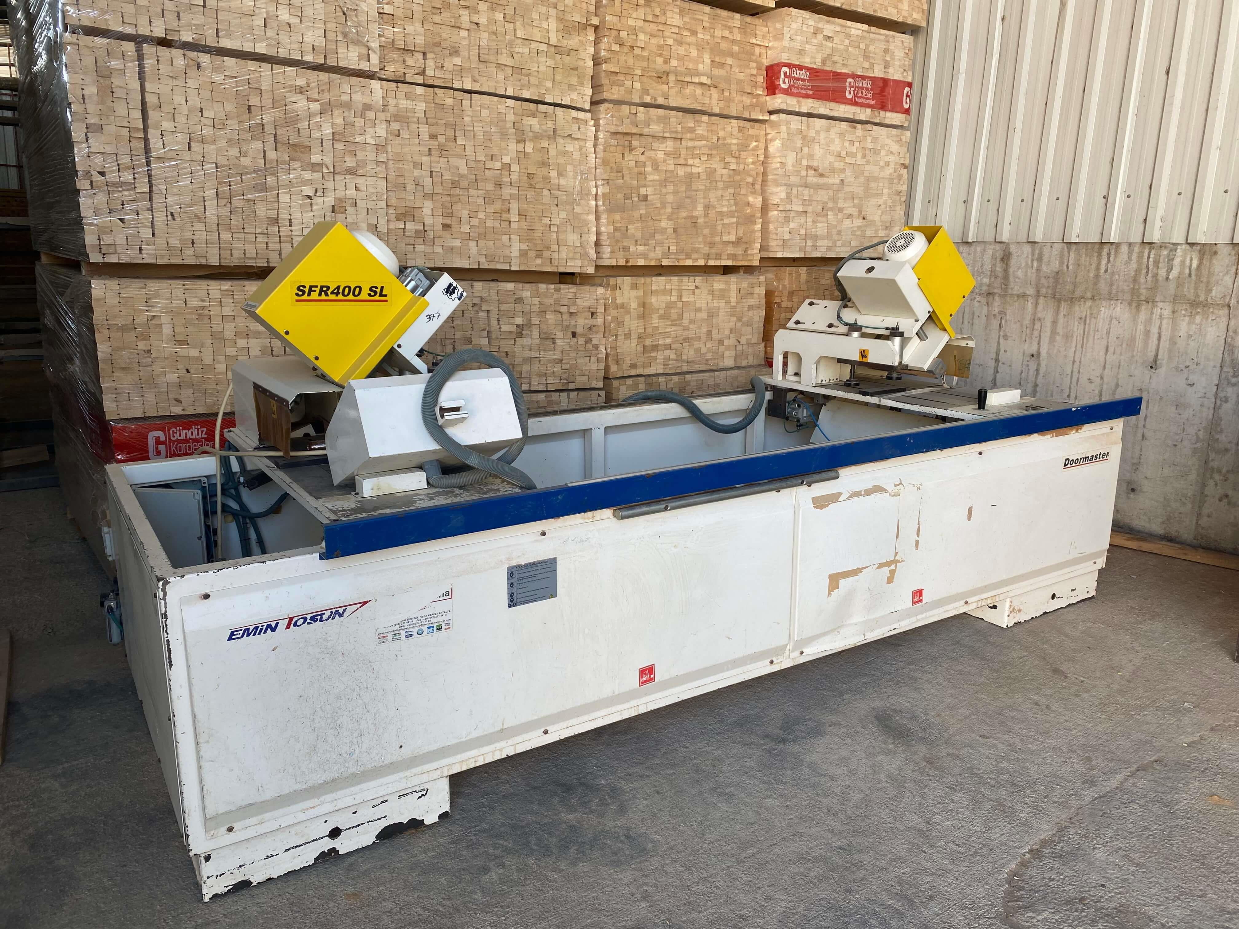 Emin Tosun Doormaster Sfr 400 SL Kapı Kasa 45 Kesim Makinesi 