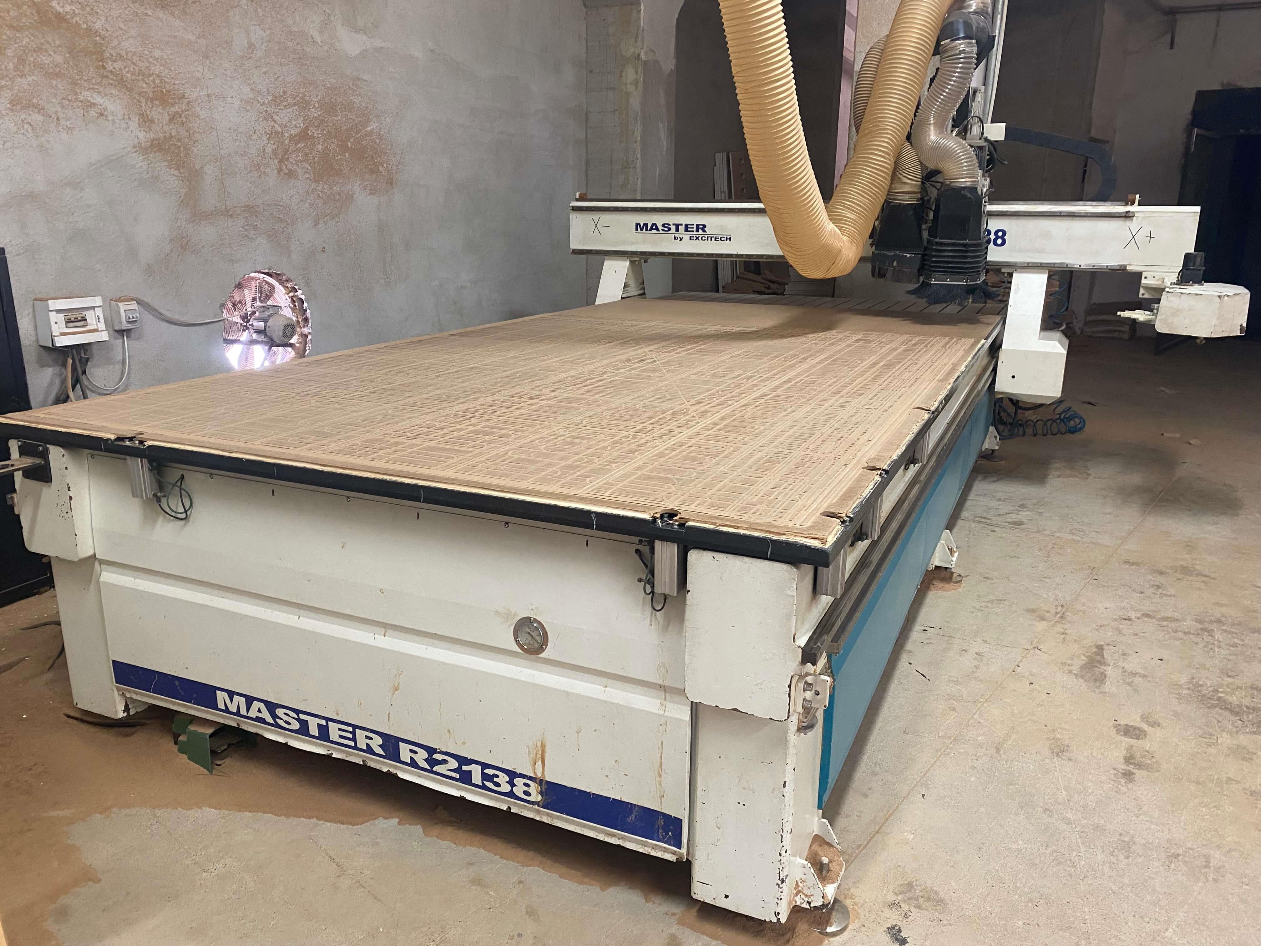 Excitech Master 2138 Delik Gruplu Düz Tabla Cnc Router Makinesi (2014)