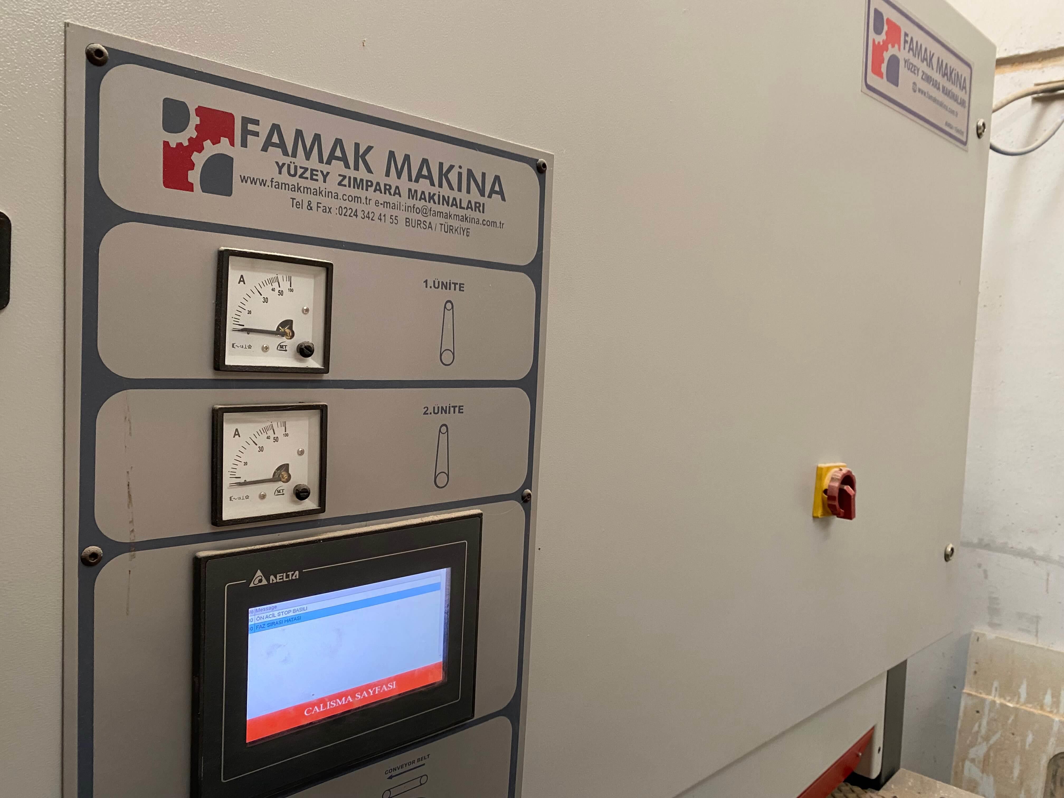 Famak 1350 RR 2 Üniteli Kalibre ve Zımpara Makinesi (2022)