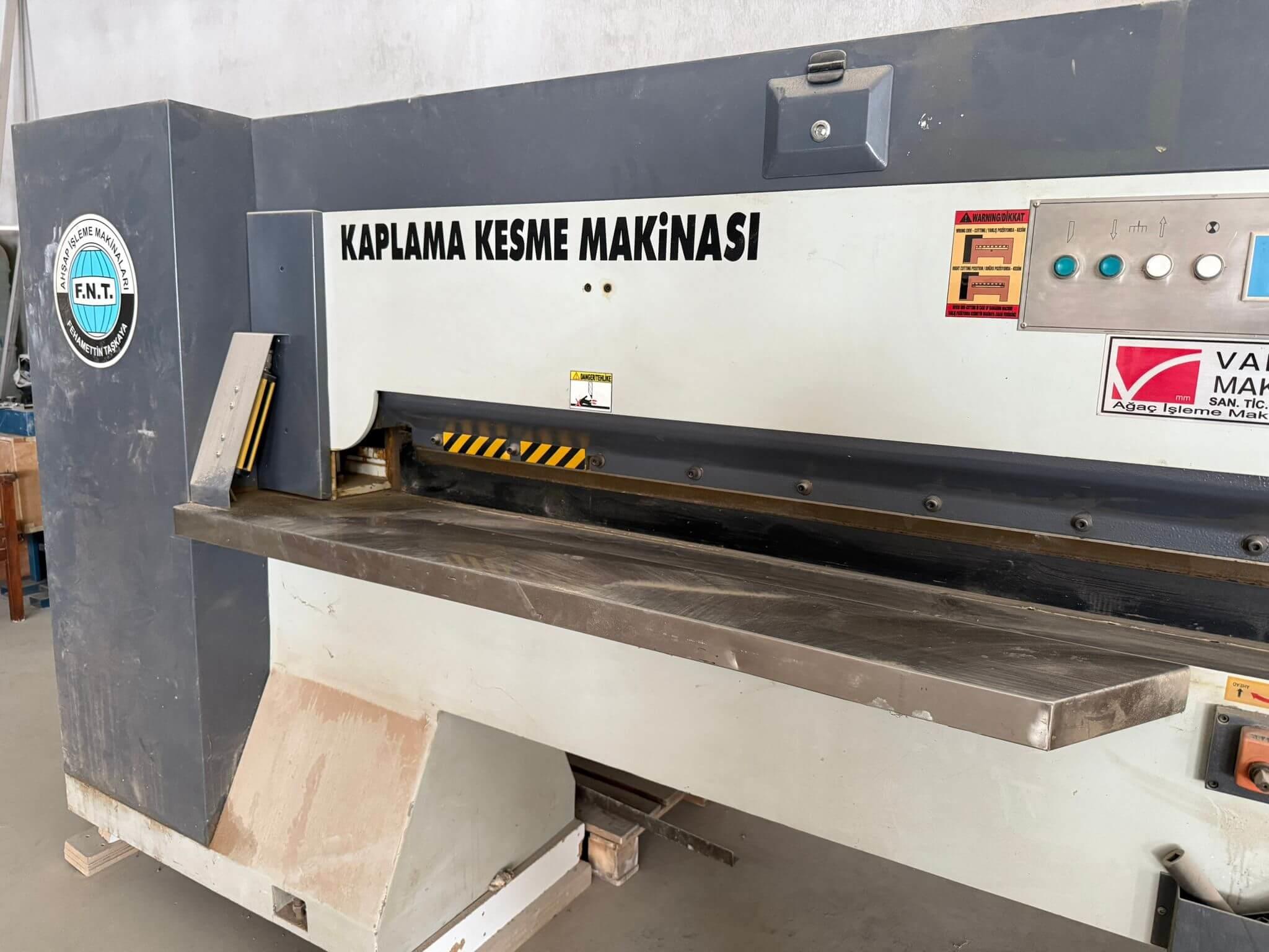 Fnt Kg 3100 Kaplama Kesim Makinası (2013)