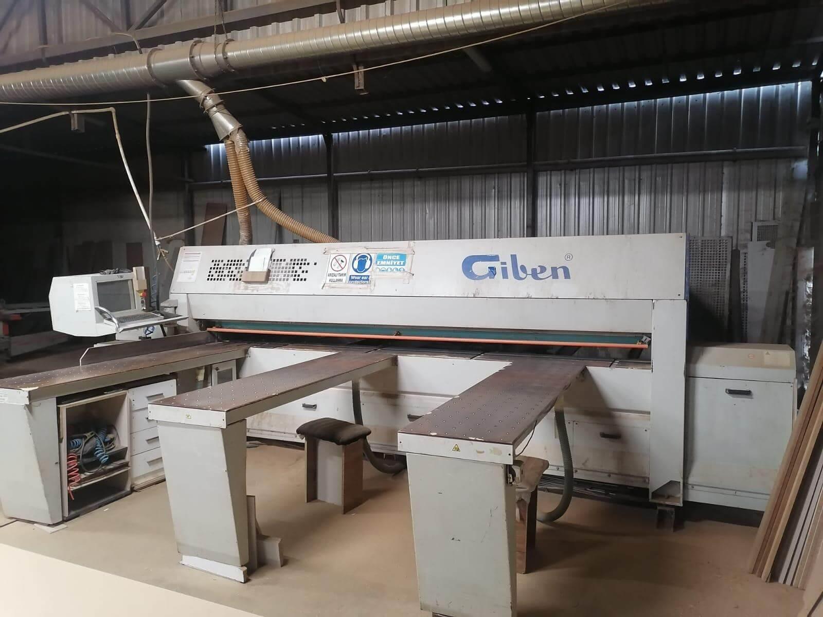 Giben Sp 90 Önden Yüklemeli Panel Ebatlama Makinesi (2007)