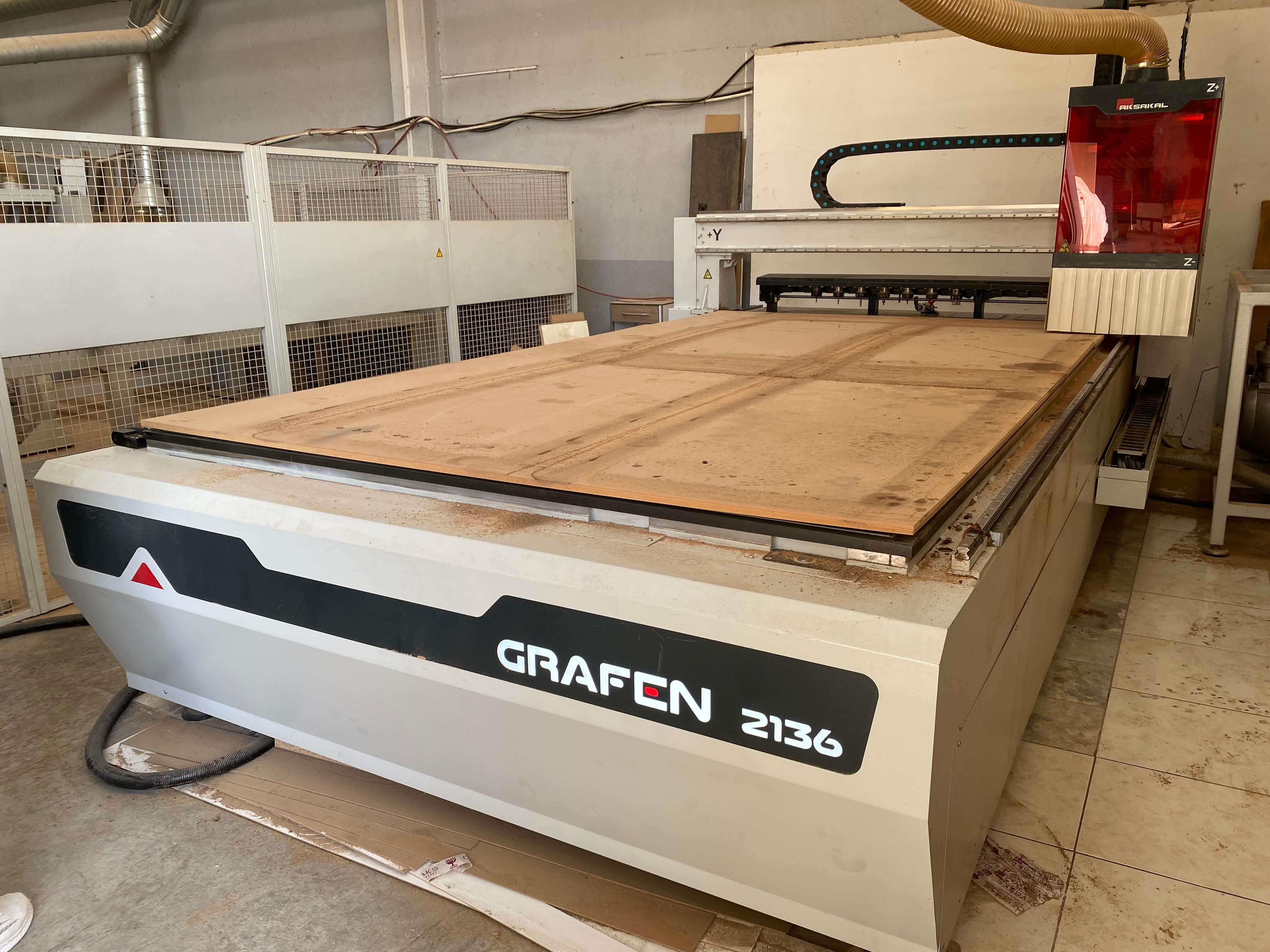 Grafen 2136 Düz Tabla Cnc Makinesi (2021)