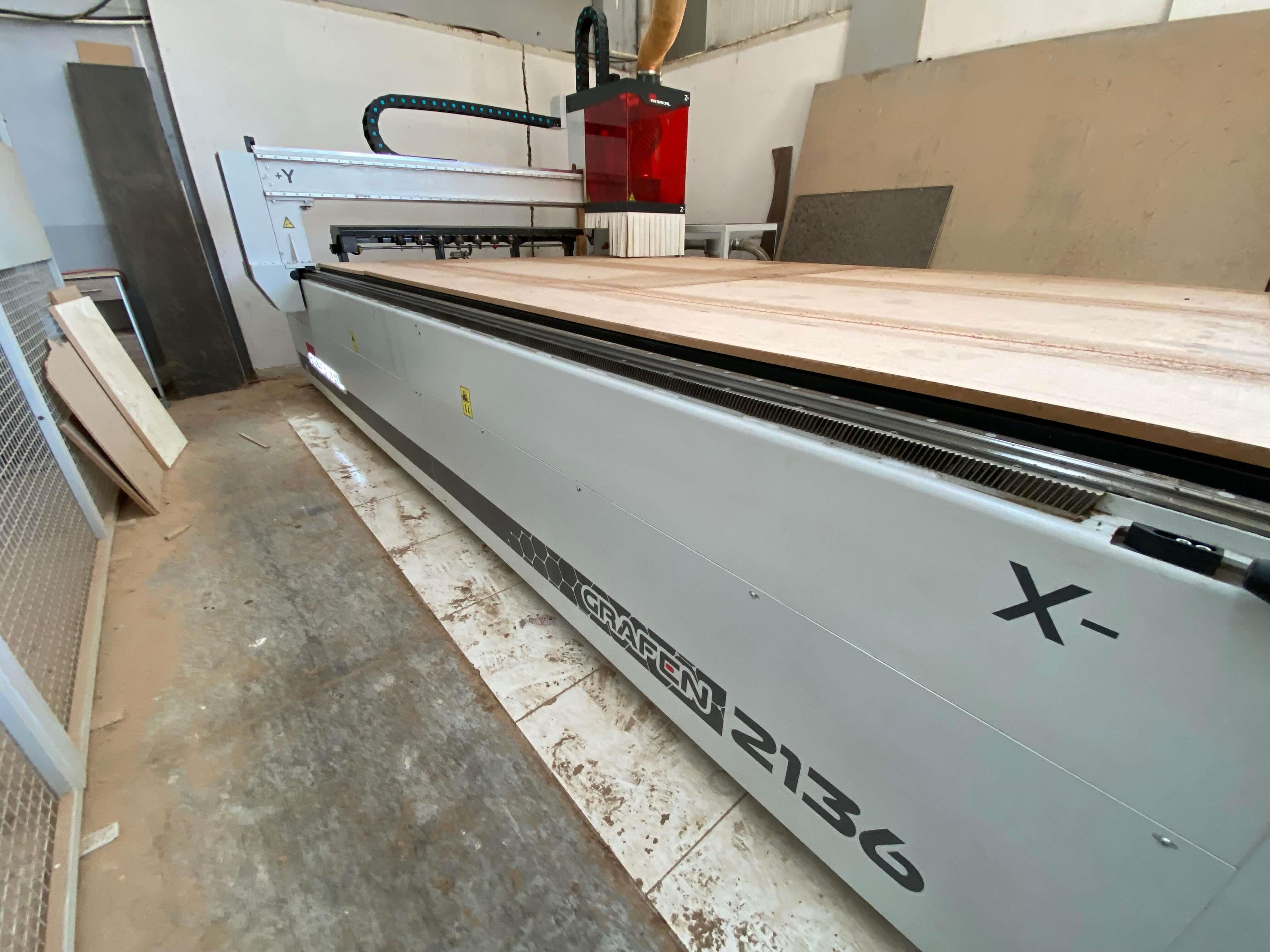 Grafen 2136 Düz Tabla Cnc Makinesi (2021)