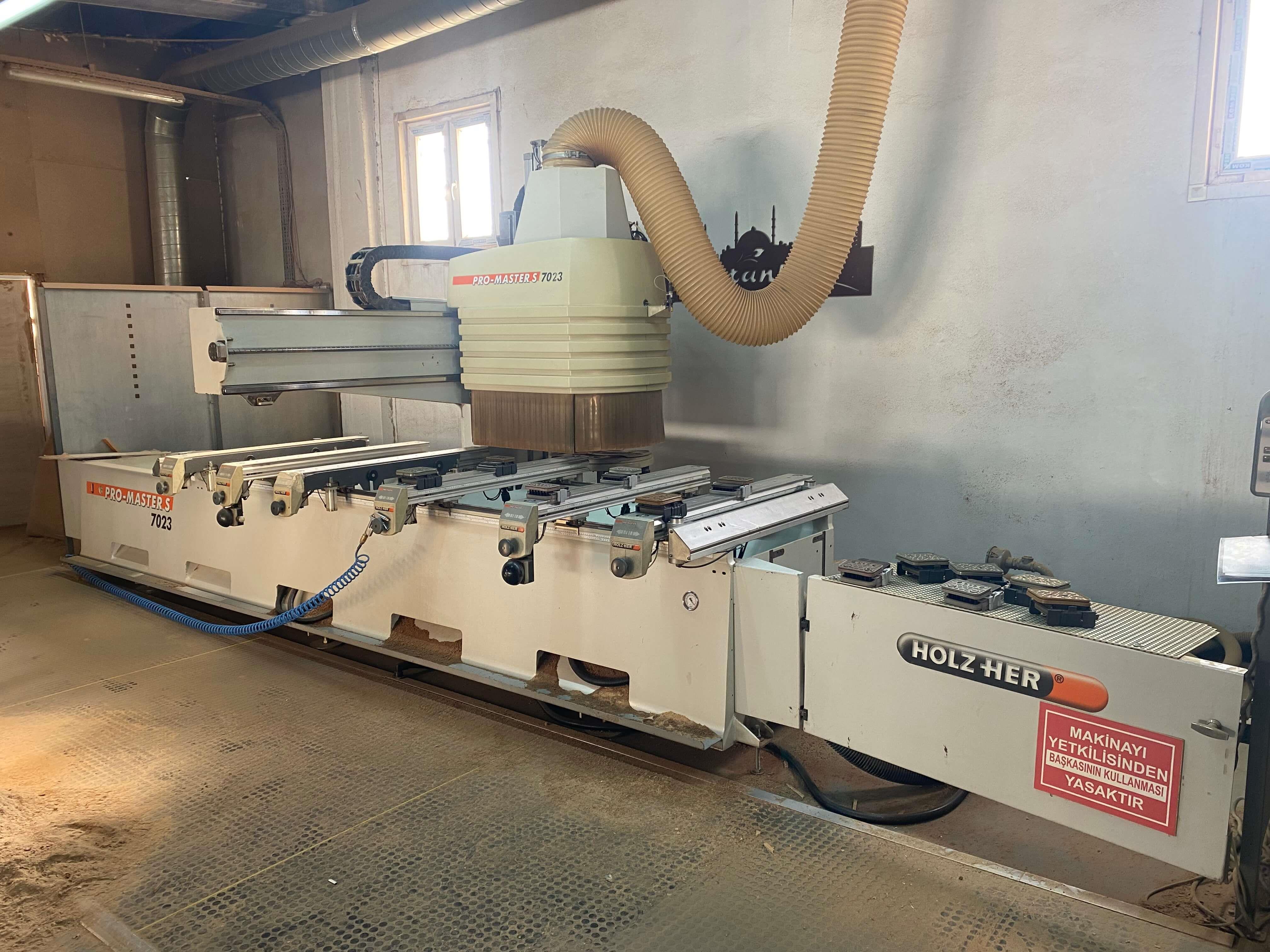 Holzher 7023K Yatay Kapı Frezeli Cnc Makinesi (2008)