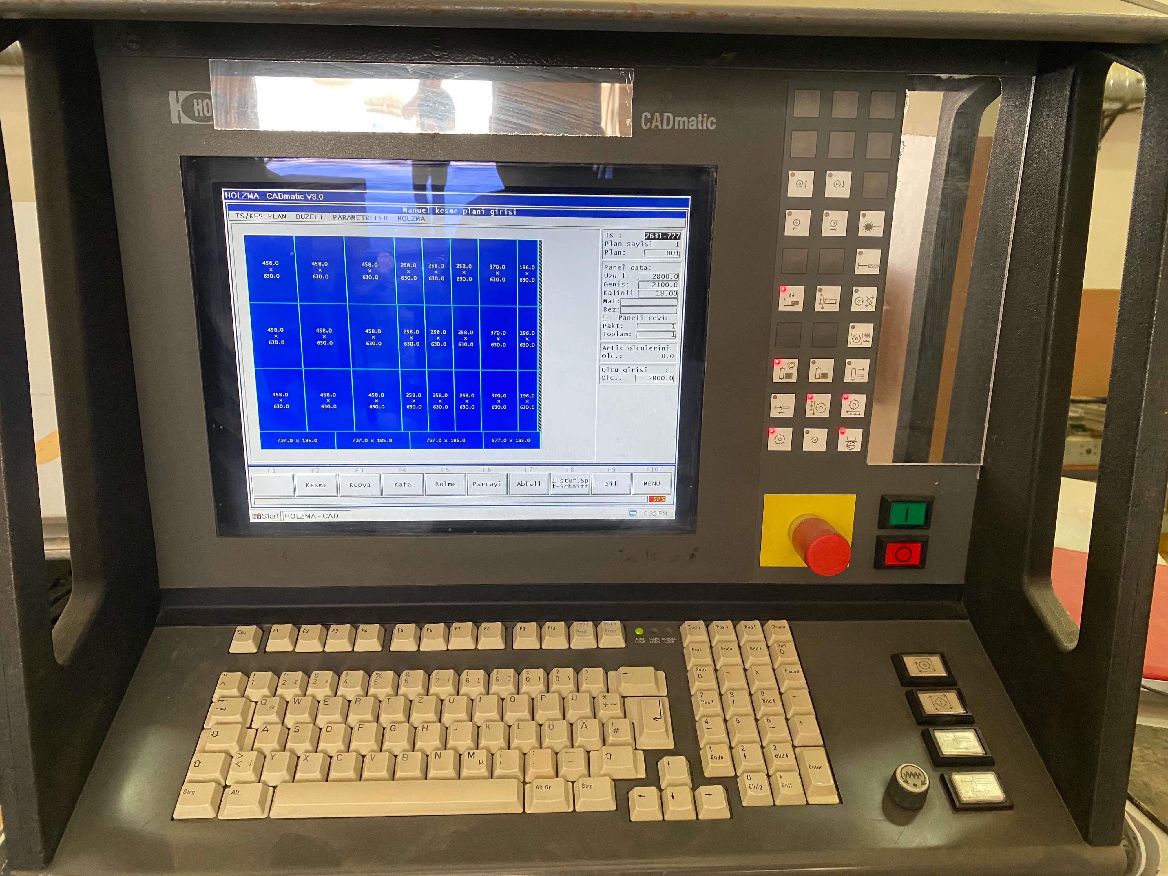 Holzma Gold Edition Hpp 82/X/43 Panel Ebatlama Makinesi (2001)
