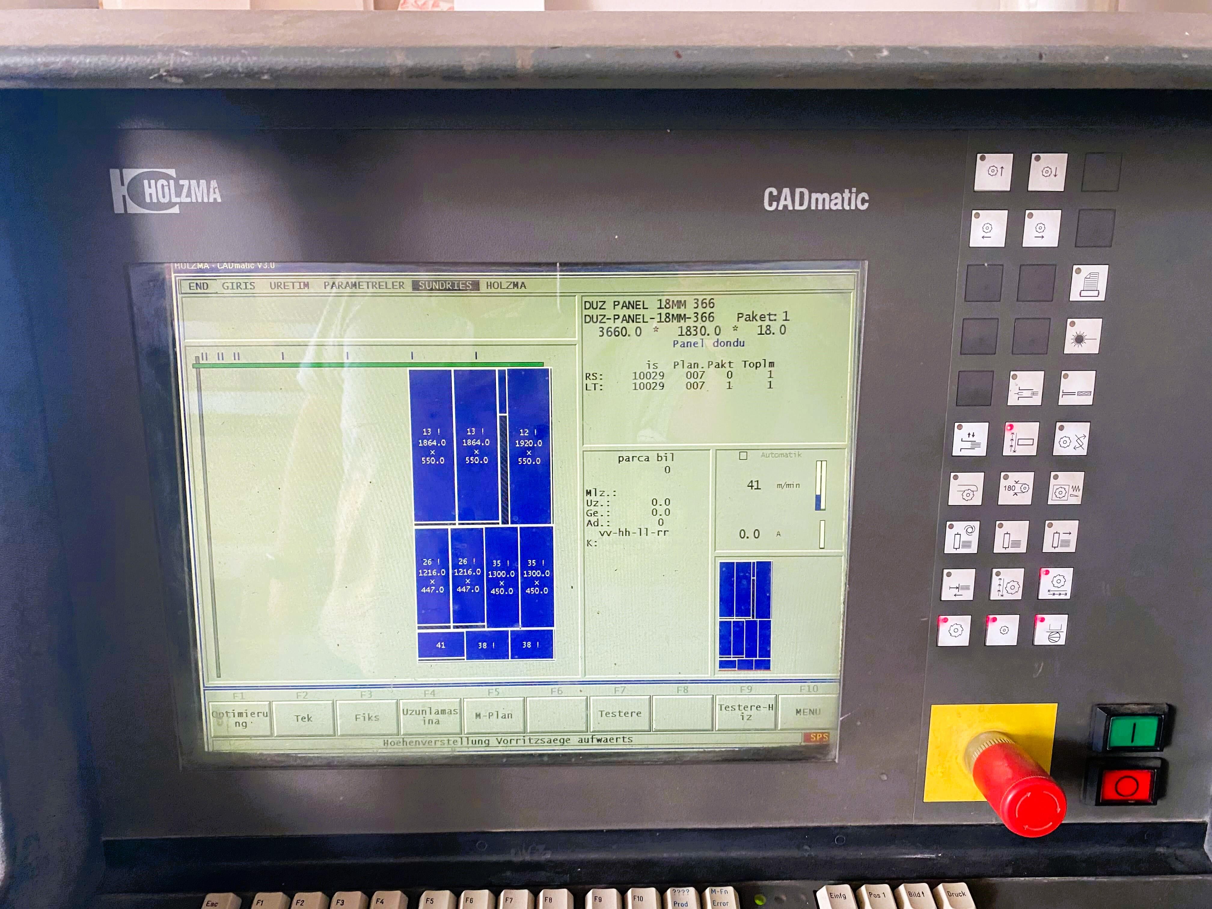 Holzma Hpp 11 /43/L Profiline Panel Ebatlama Makinesi (2002)