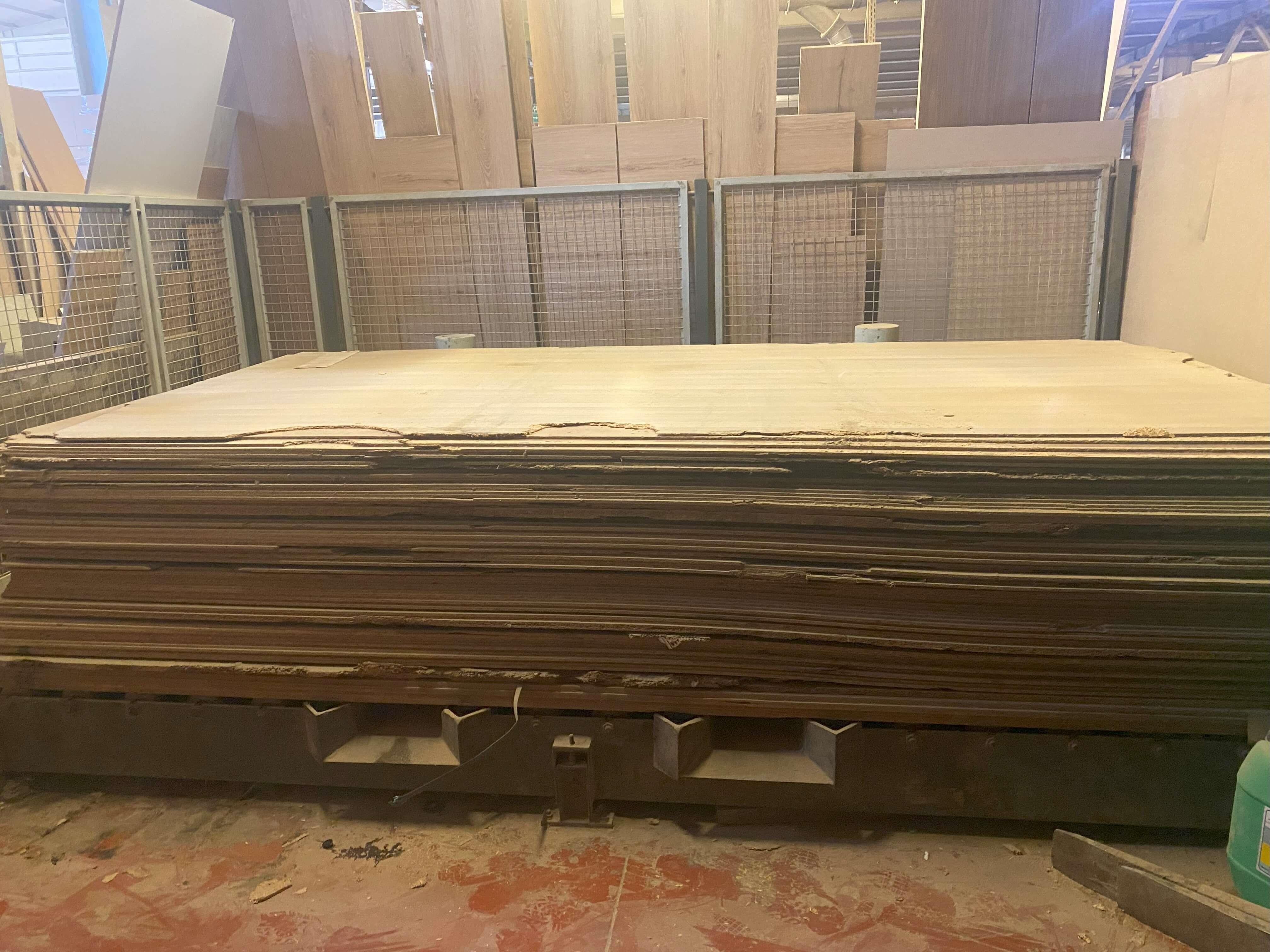Holzma Optimat Hpl 11/43/22 Asansörlü Çevirmeli Arkadan Yandan Yüklemeli Panel Ebatlama Makinesi (2003)