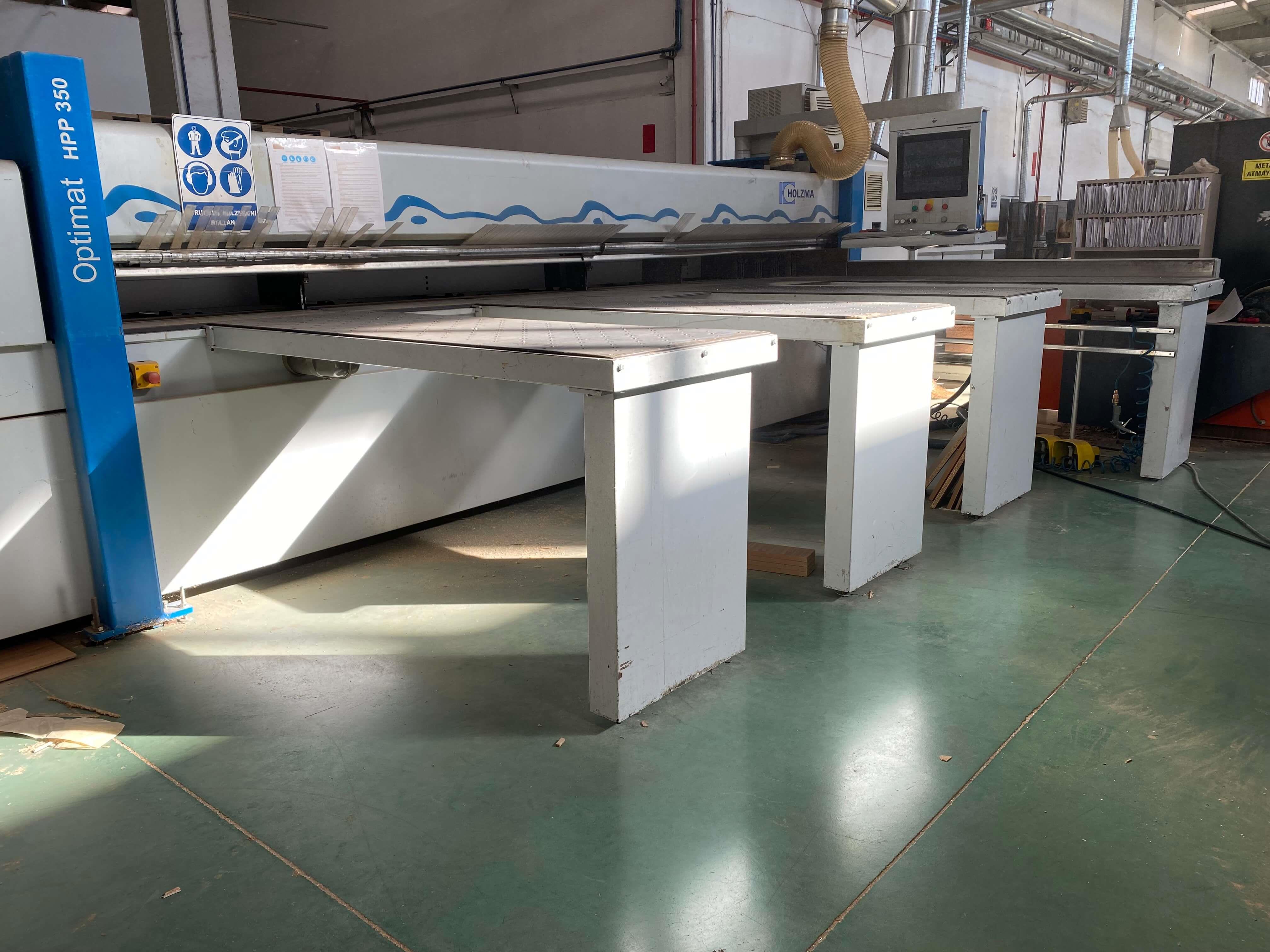 Holzma Optimat Hpp 350 / 43 / 43 Önden Yüklemeli Panel Ebatlama Makinesi (2005) 
