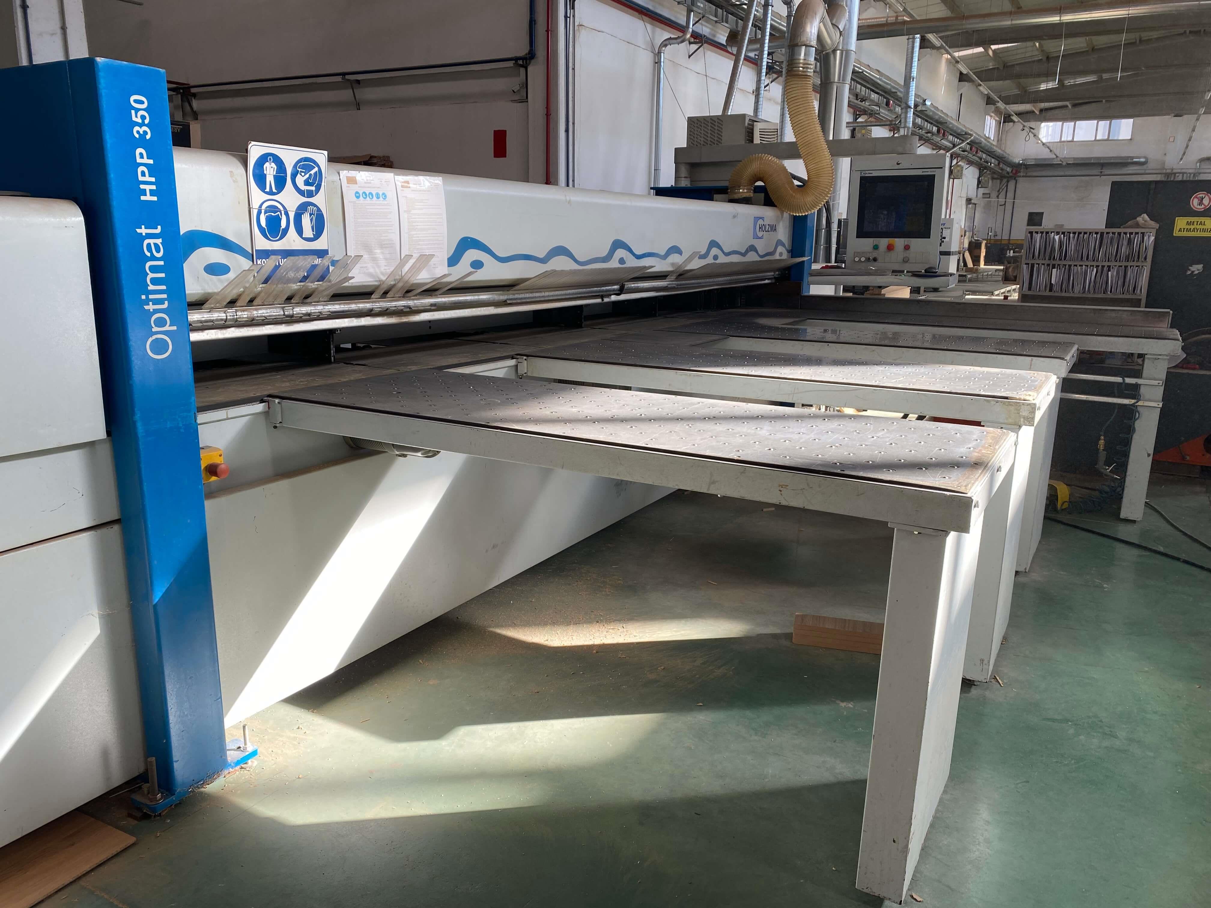 Holzma Optimat Hpp 350 / 43 / 43 Önden Yüklemeli Panel Ebatlama Makinesi (2005) 