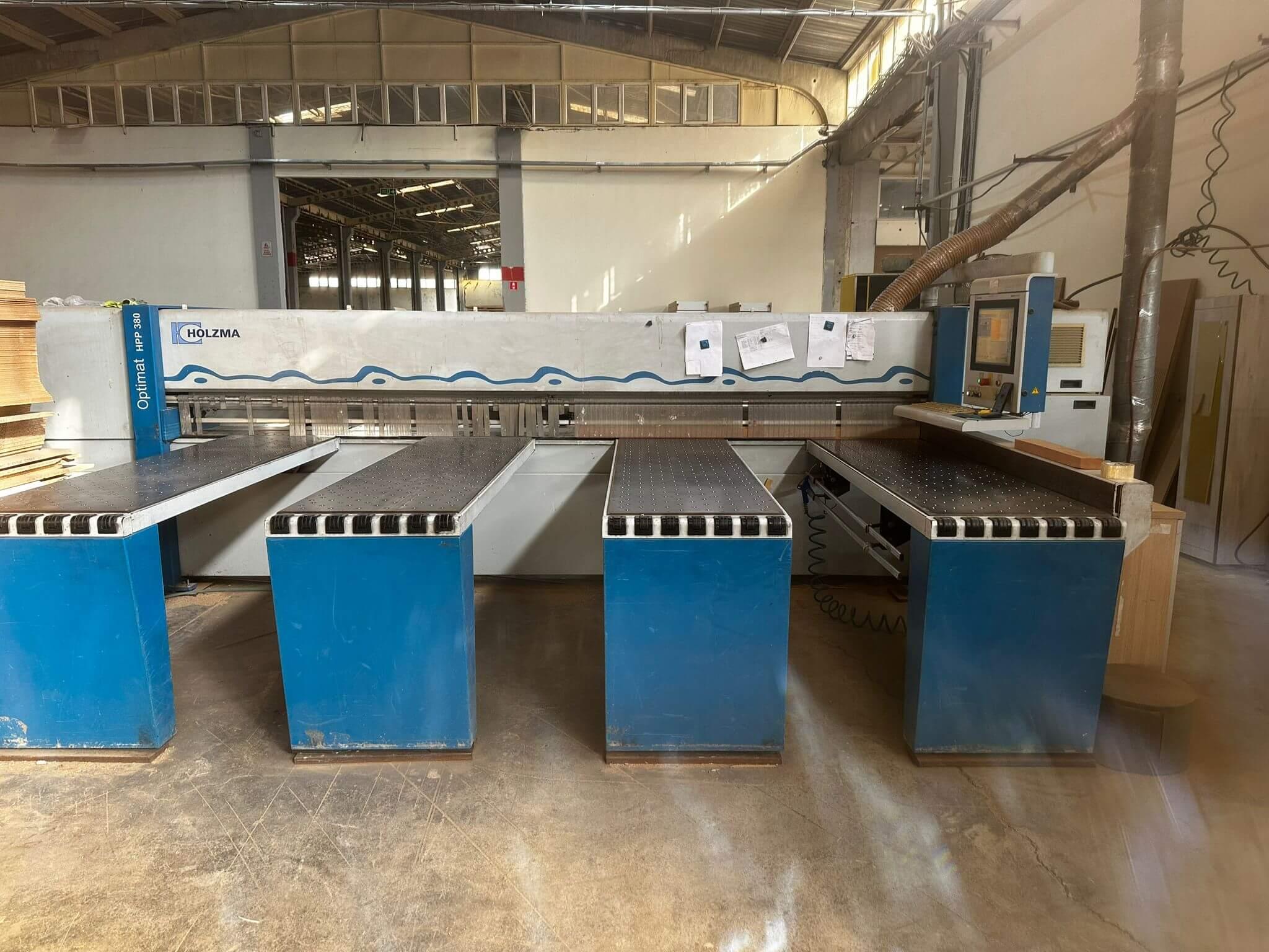 Holzma Optimat Hpp 380 / 43 / 43 Önden Yüklemeli Panel Ebatlama Makinesi (2006) 