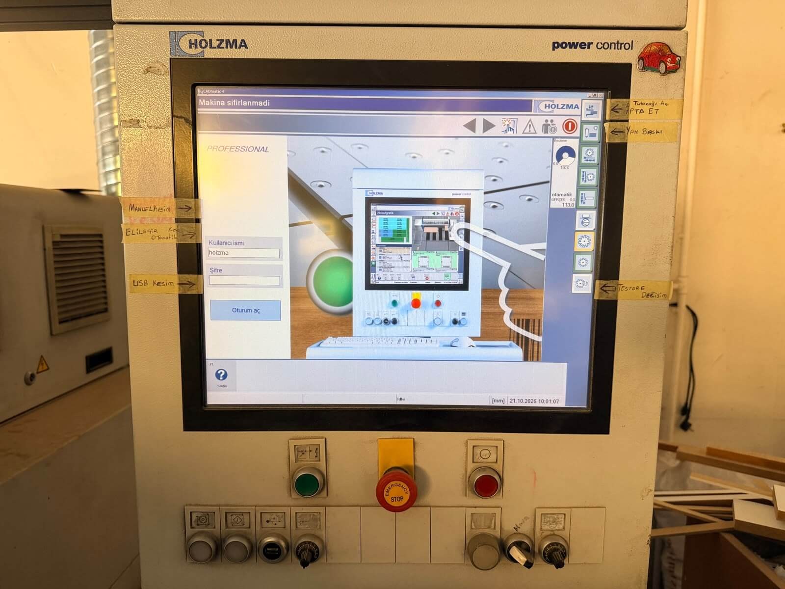 Homag Holzma Opt Hpp 350 / 38/38 Önden Yüklemeli Panel Ebatlama Makinesi (2009)