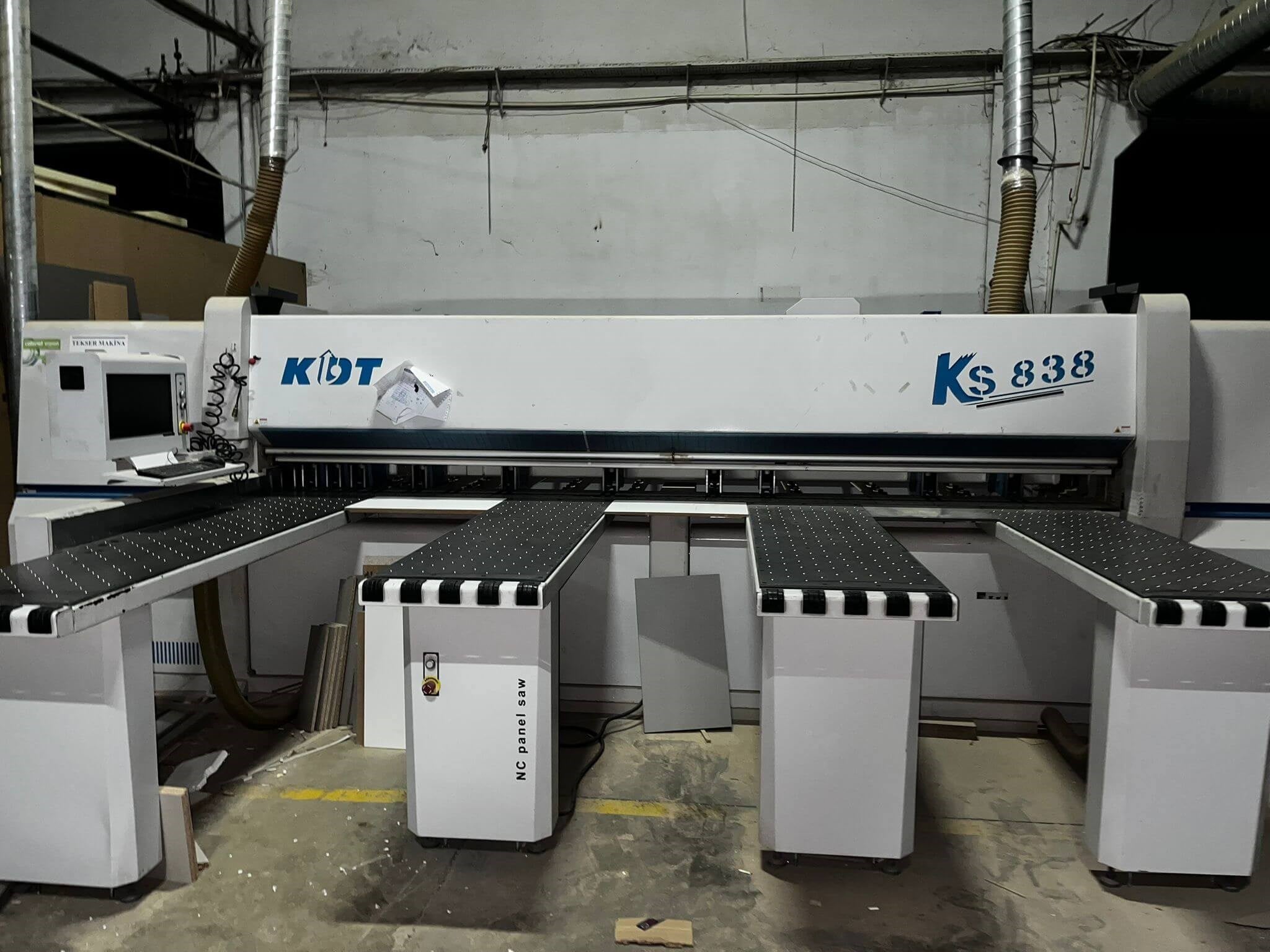KDT Ks 838 Önden Yüklemeli Panel Ebatlama Makinesi (2018)