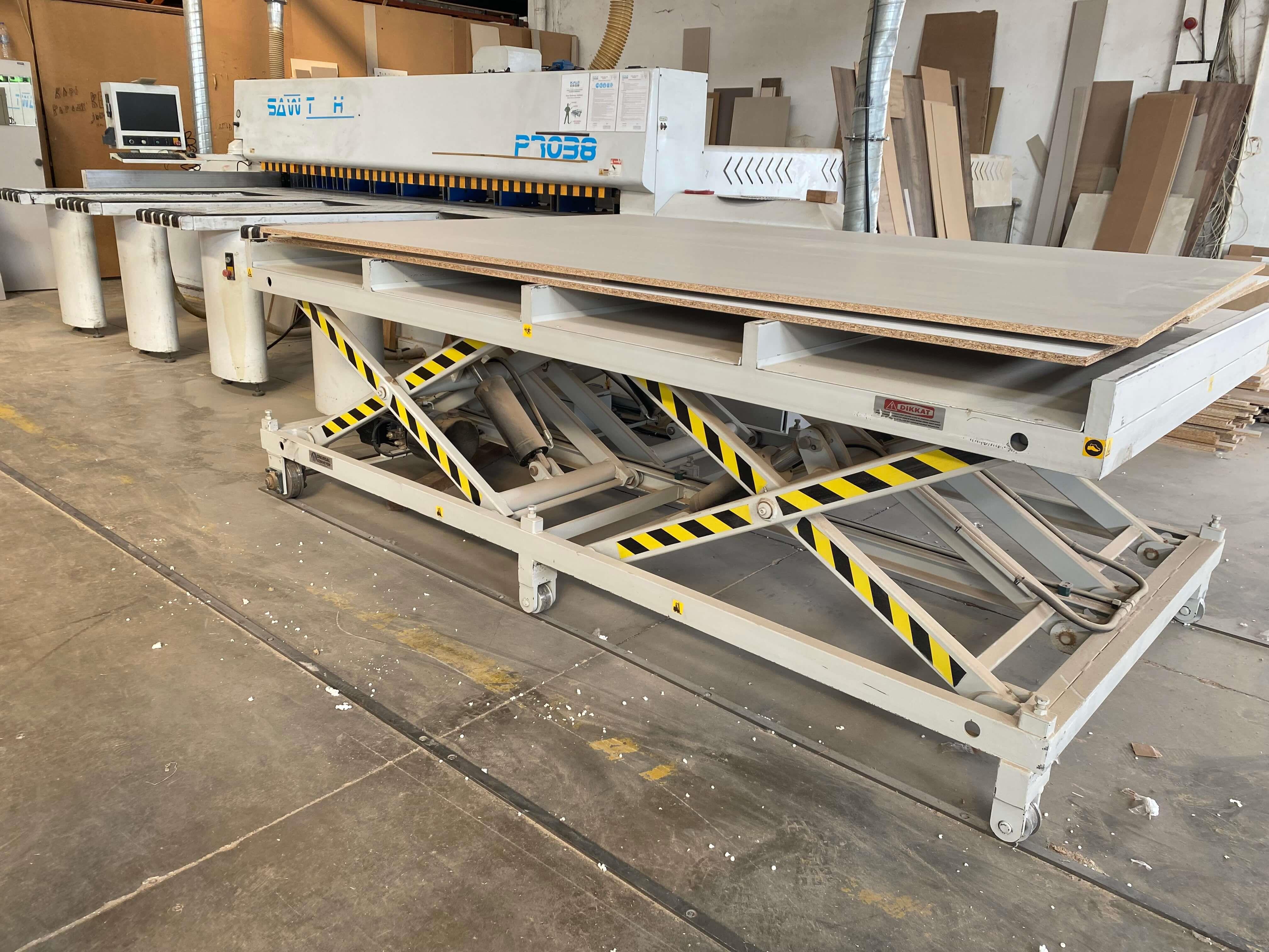 Kdt Sawtech Pr 38 Önden Yüklemeli Panel Ebatlama Makinesi (2014)