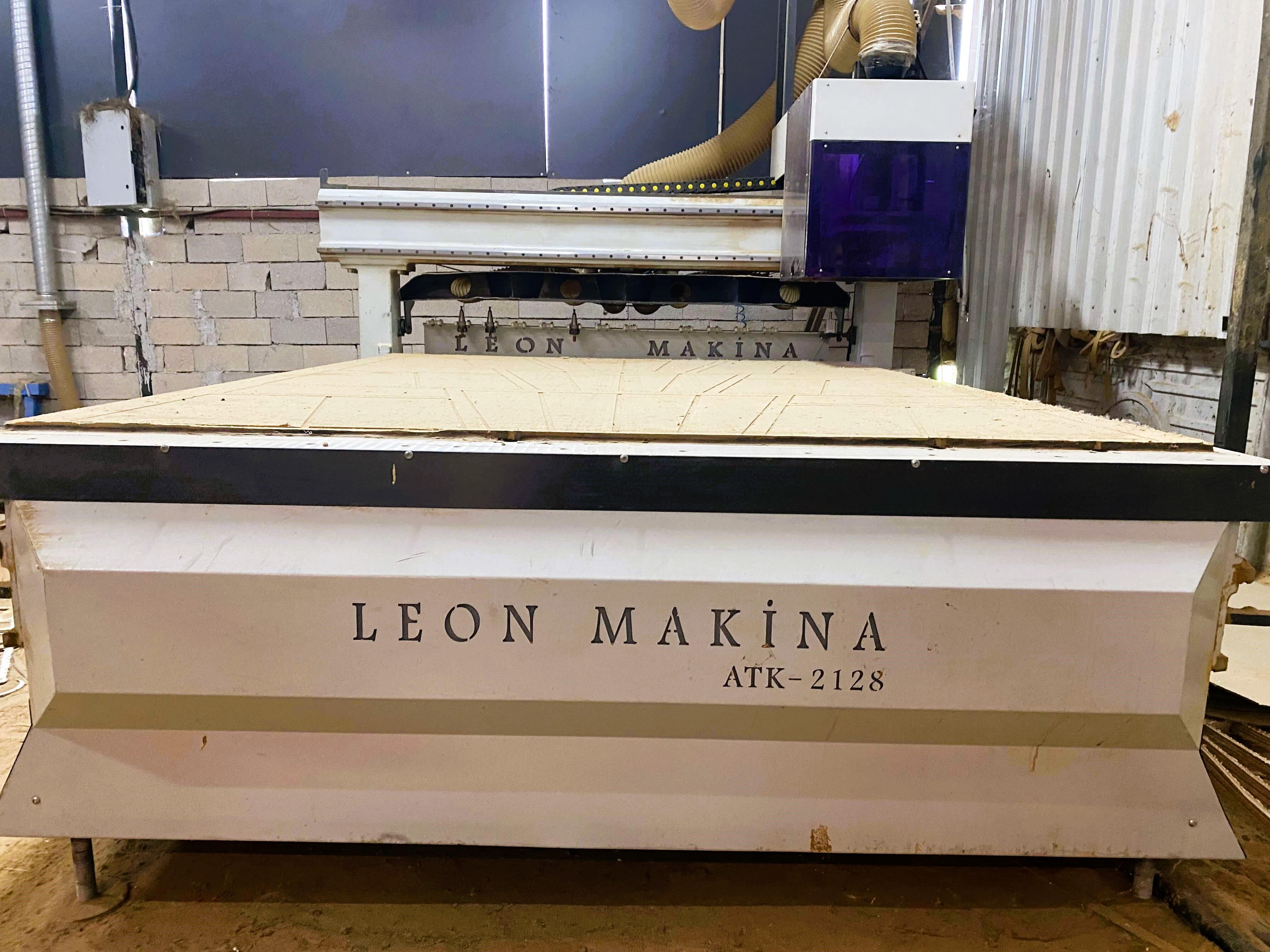 Leon Makina 2128 Düz Tabla Cnc Makinesi (2020)