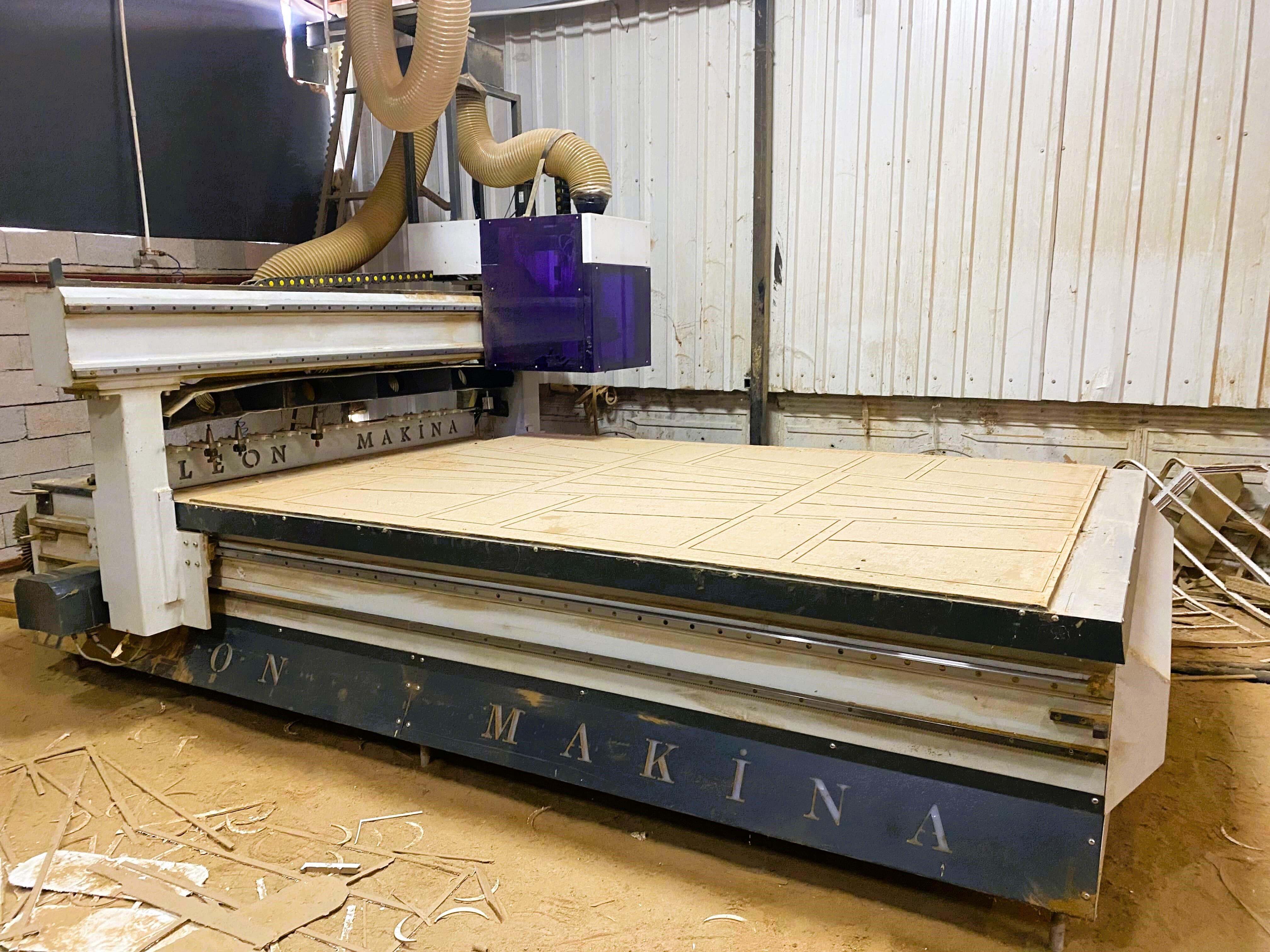 Leon Makina 2128 Düz Tabla Cnc Makinesi (2020)