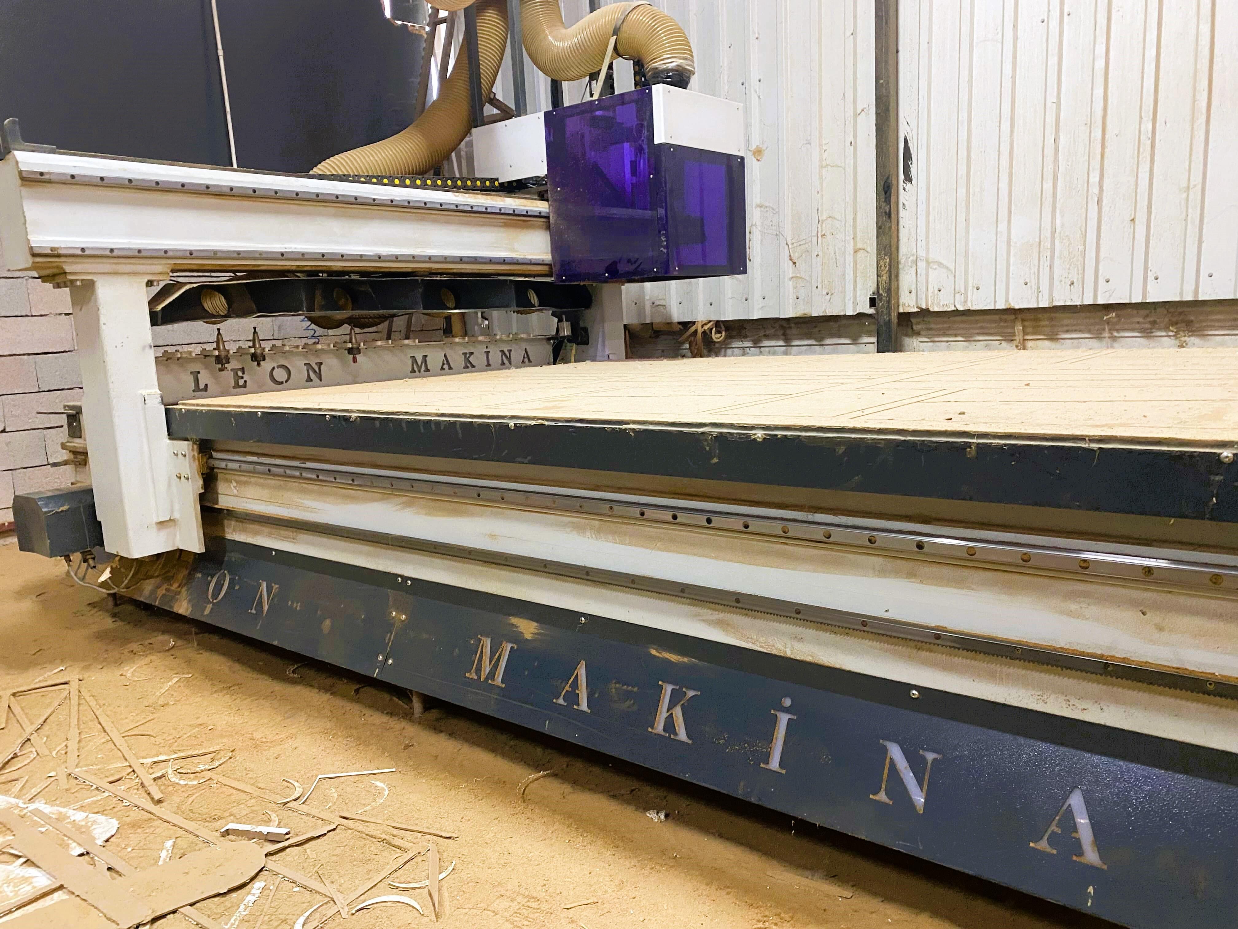 Leon Makina 2128 Düz Tabla Cnc Makinesi (2020)