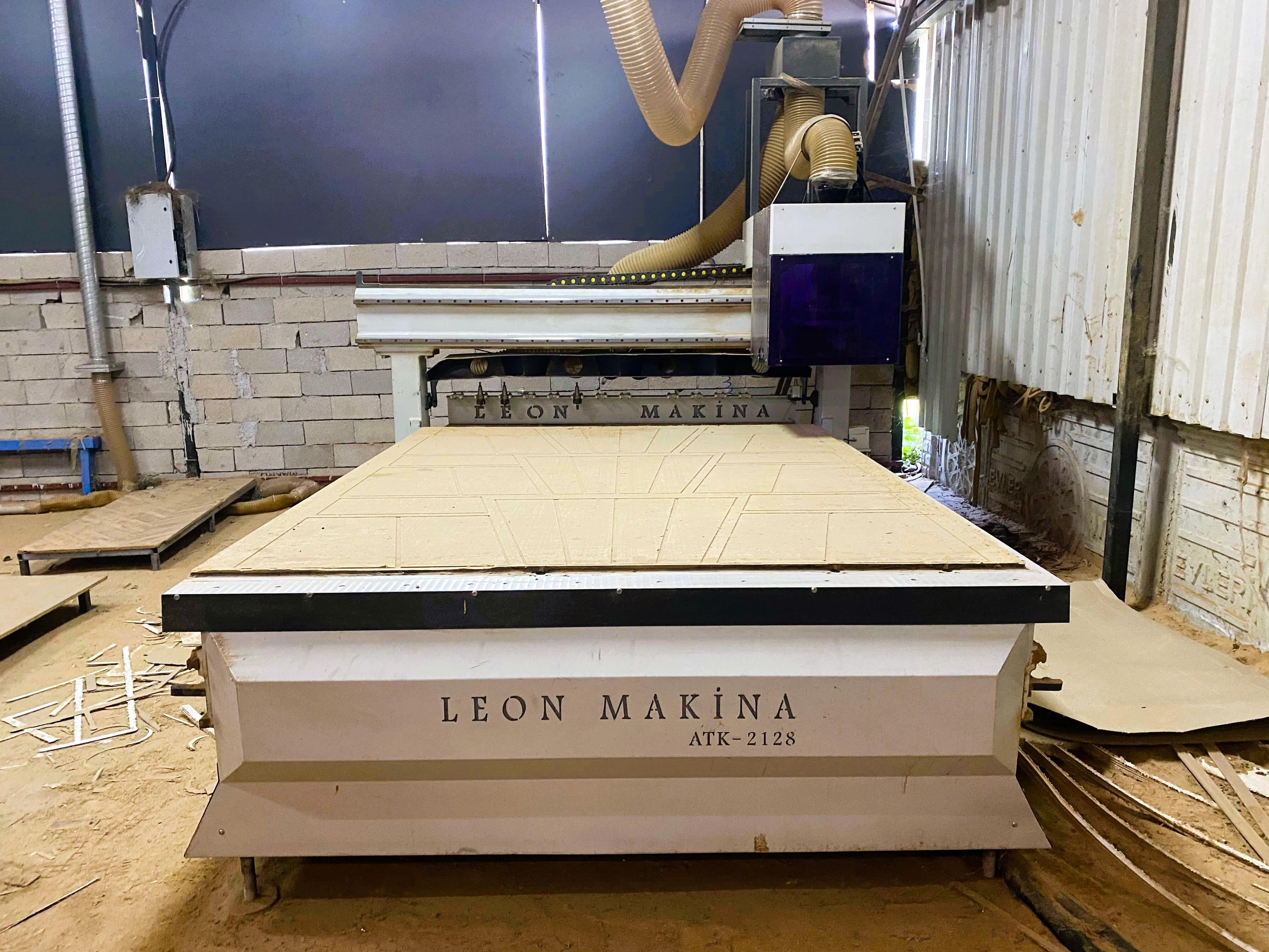 Leon Makina 2128 Düz Tabla Cnc Makinesi (2020)
