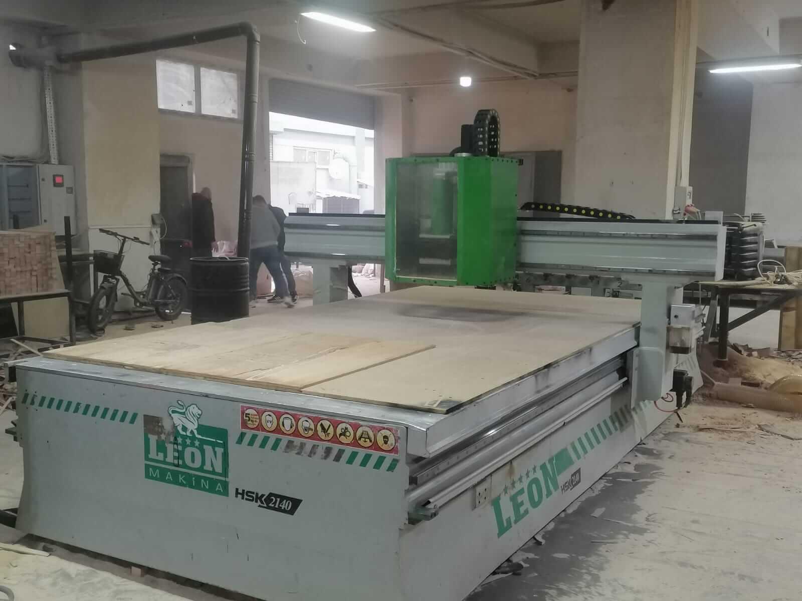 Leon Makina 2136 Düz Tabla Cnc Makinesi (2017)