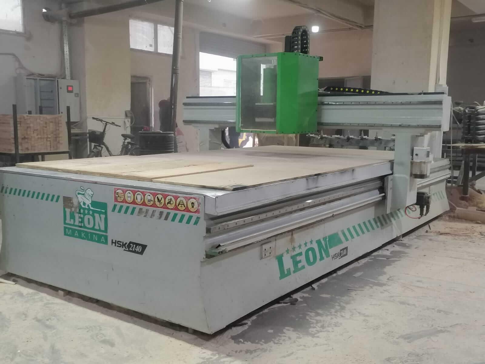 Leon Makina 2136 Düz Tabla Cnc Makinesi (2017)