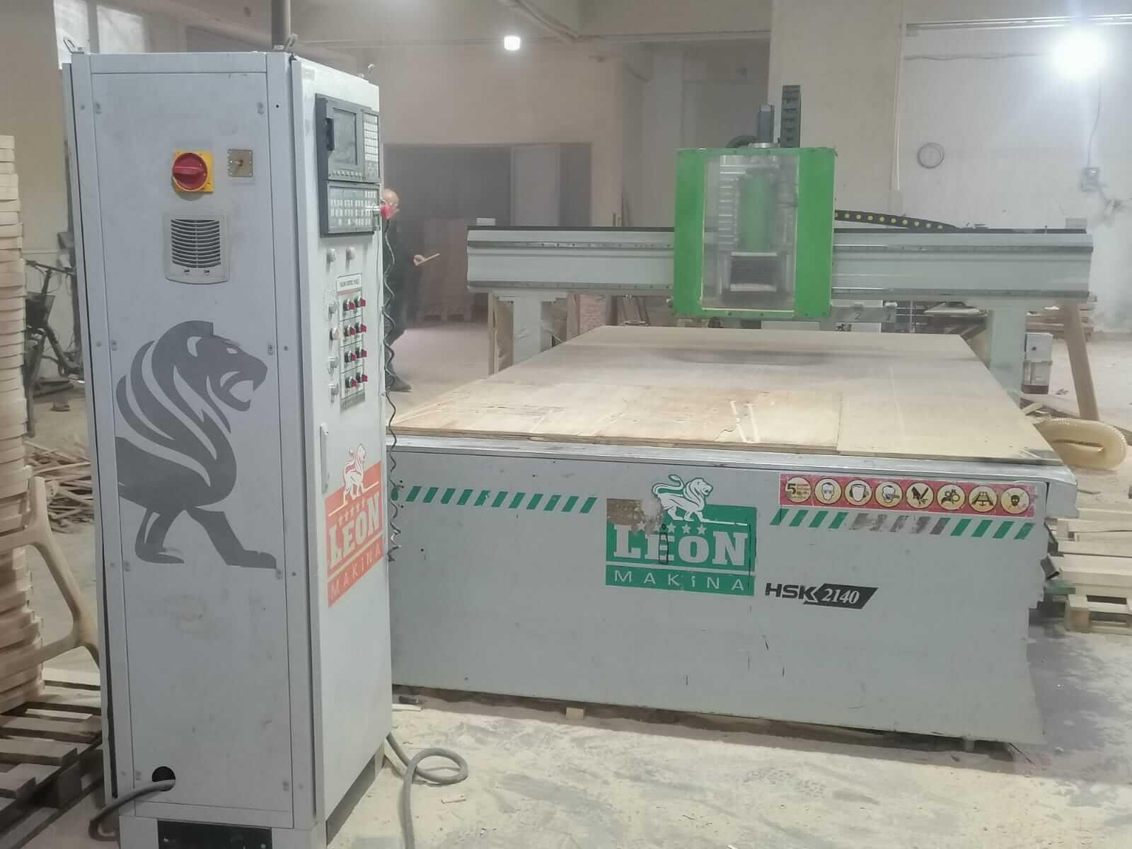Leon Makina 2136 Düz Tabla Cnc Makinesi (2017)