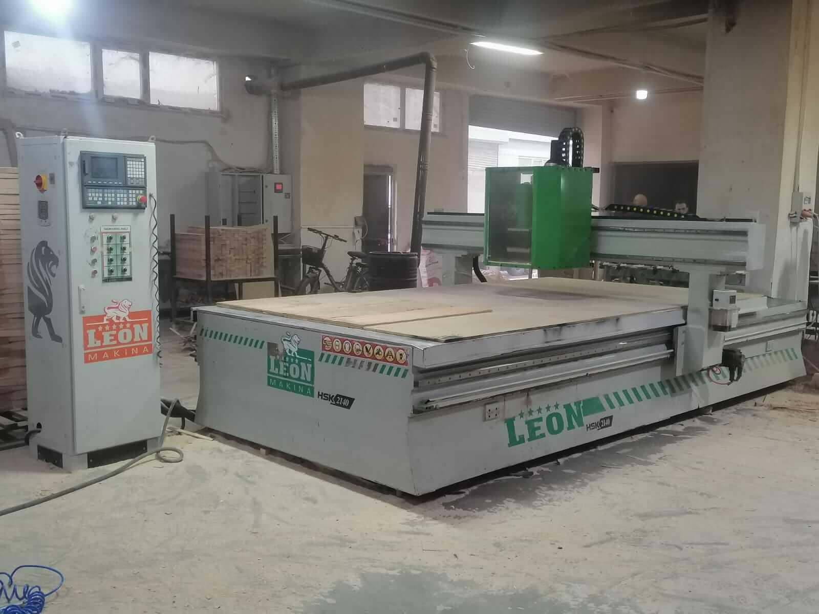 Leon Makina 2136 Düz Tabla Cnc Makinesi (2017)