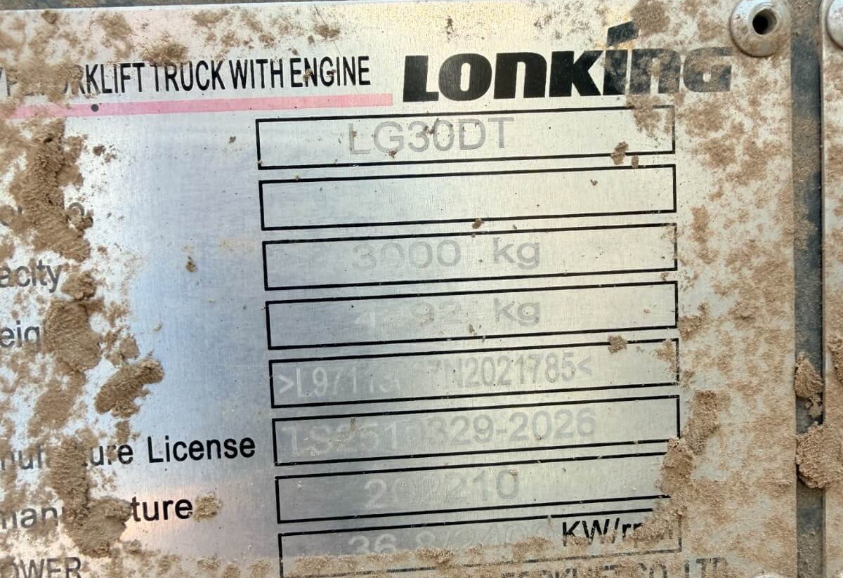 LONKİNG Energy LG30Dt Forklift (2022)