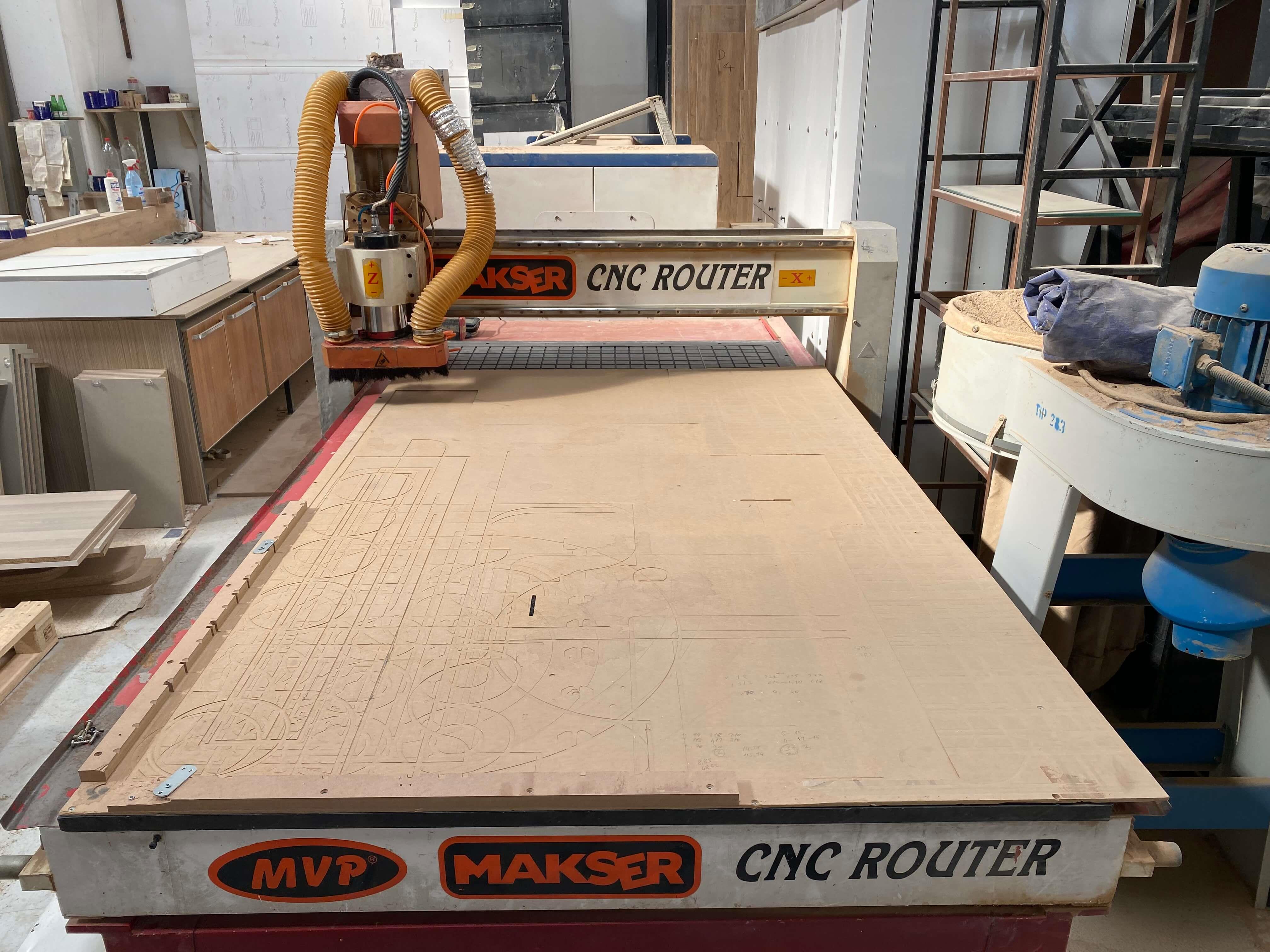 Makser 1325 Düz Tabla Cnc Makinesi