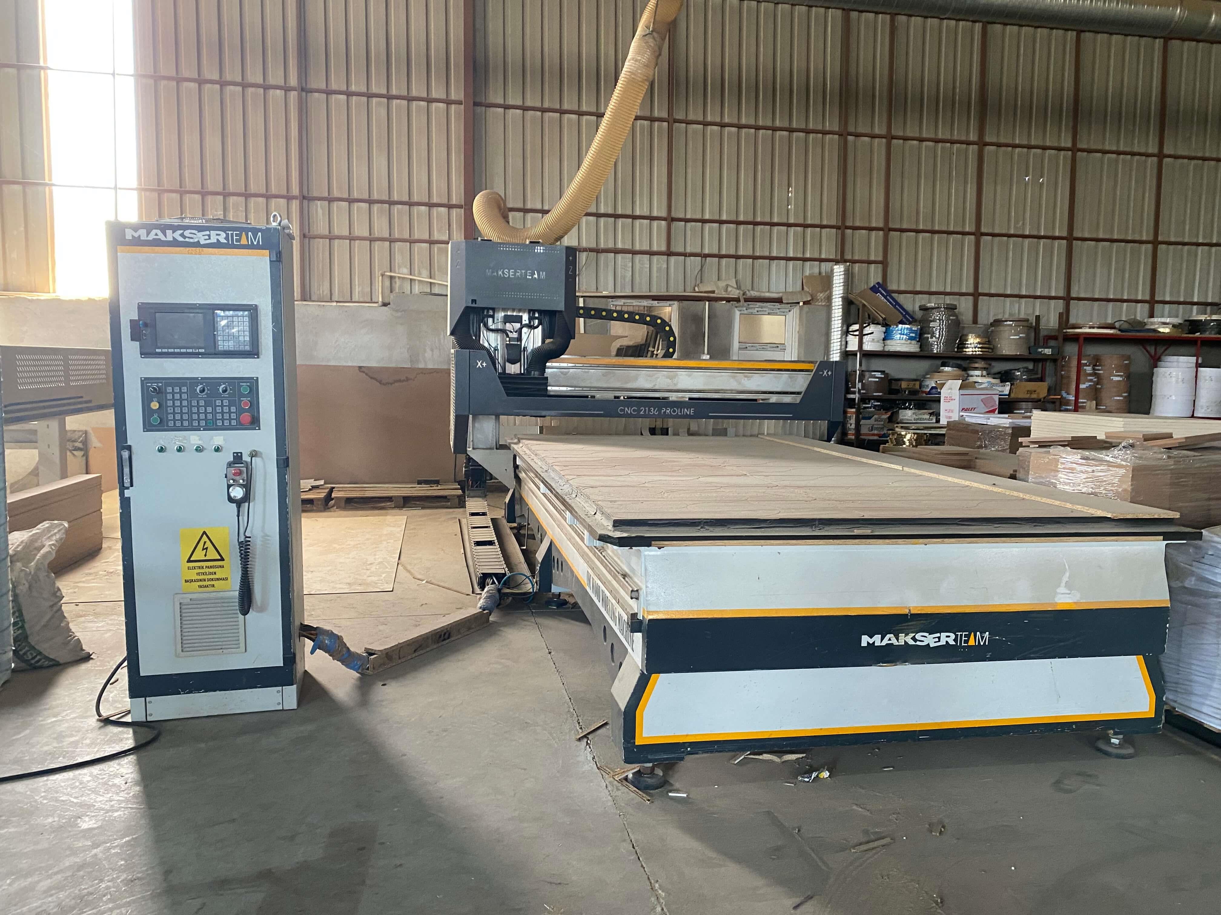 Makser 2136 Proline Düz Tabla Cnc Makinesi (2020)