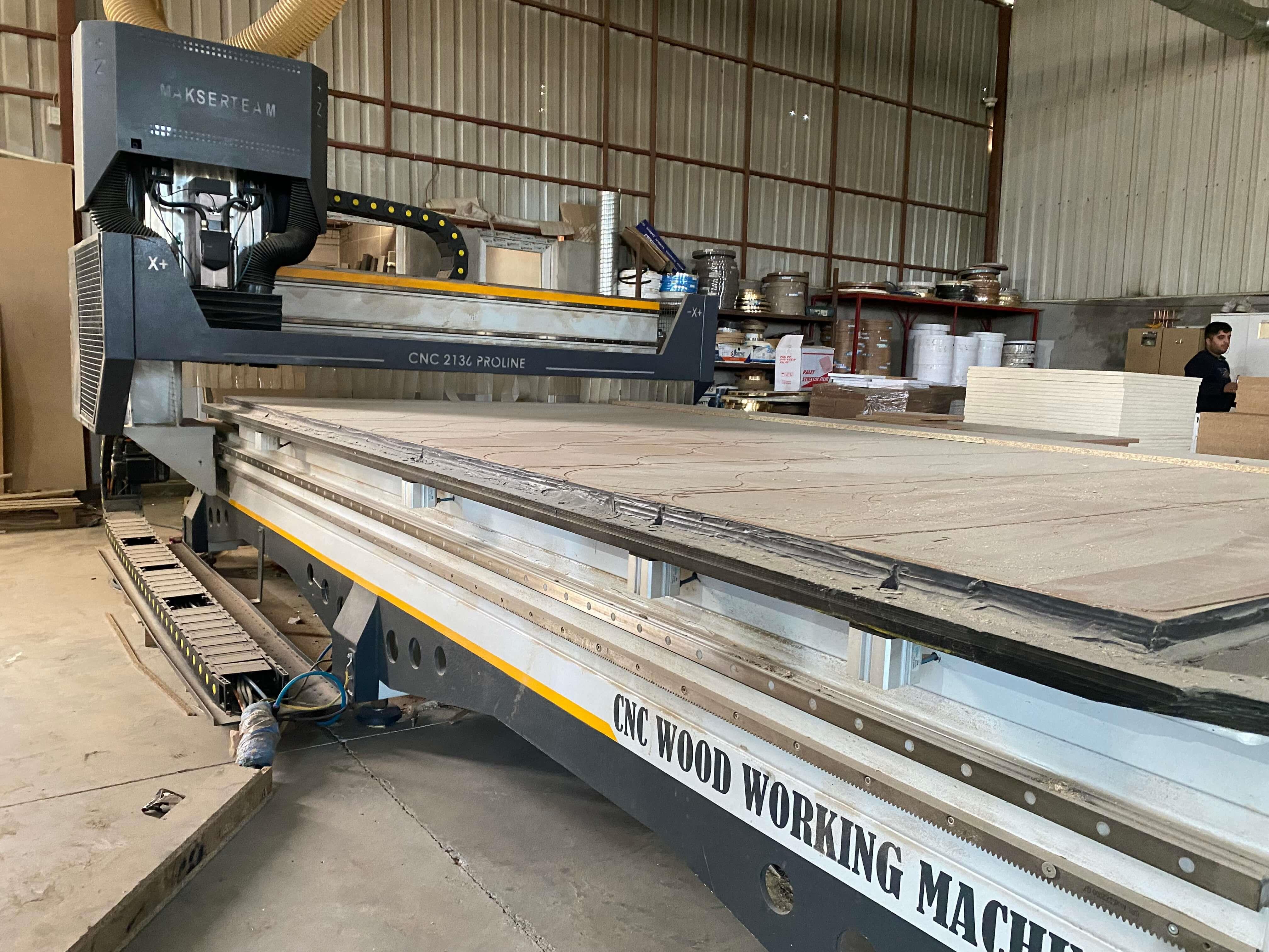 Makser 2136 Proline Düz Tabla Cnc Makinesi (2020)